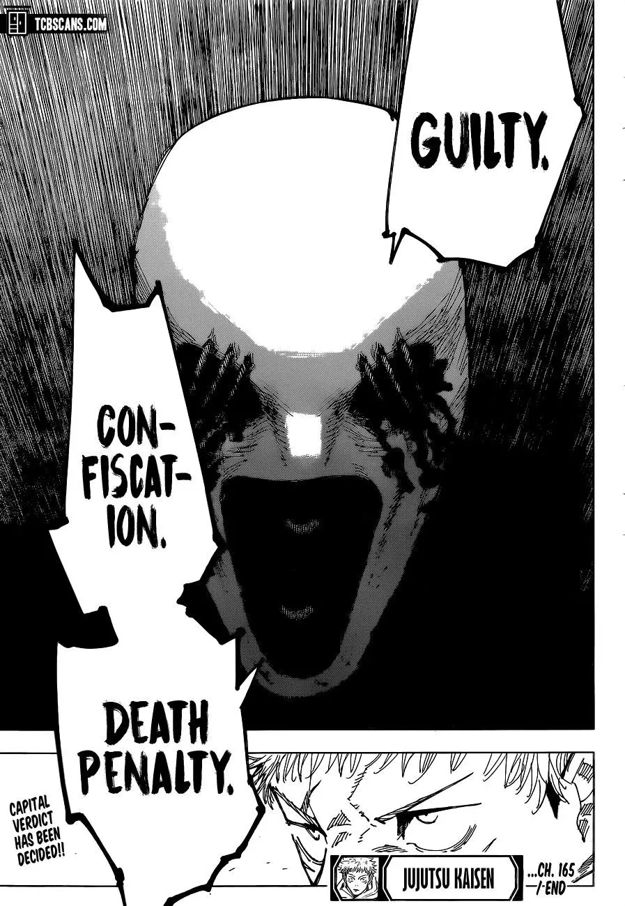 Jujutsu Kaisen, chapter 165, image 20