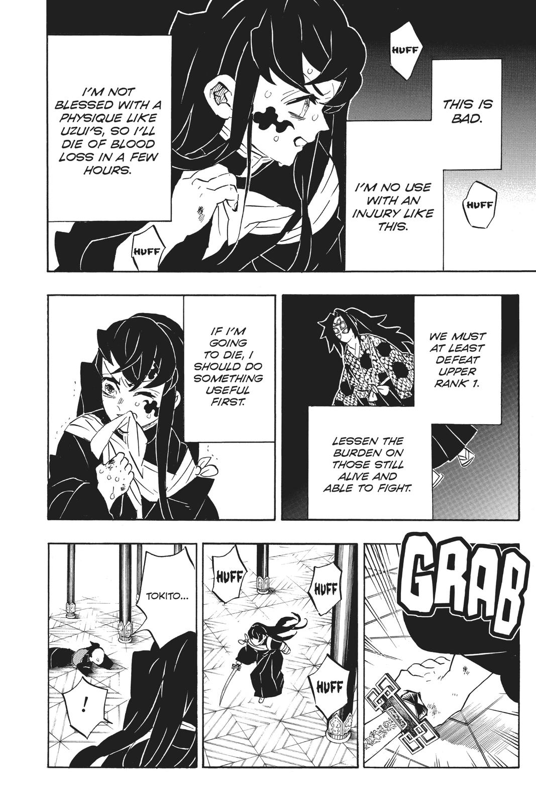 Demon Slayer: Kimetsu no Yaiba, chapter 170, image 10
