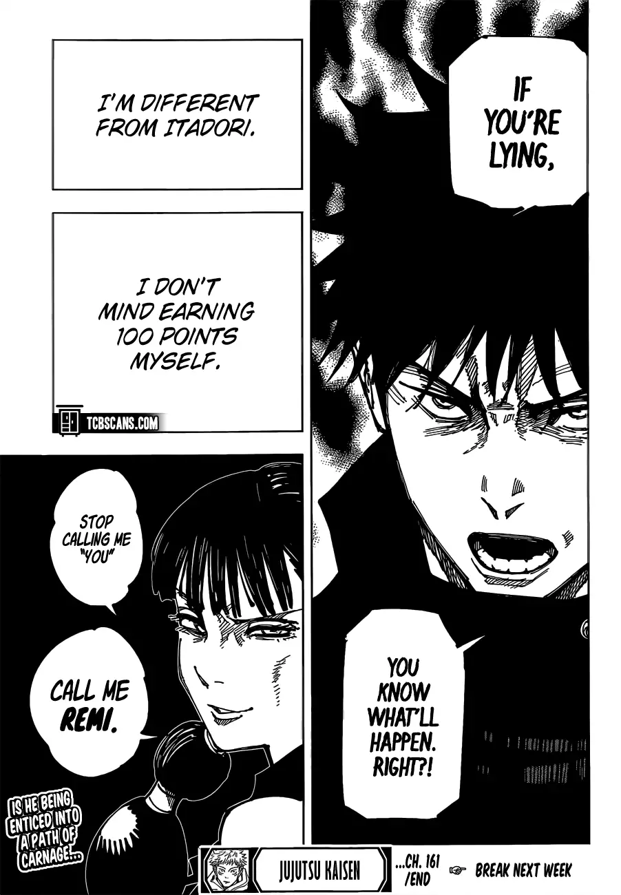 Jujutsu Kaisen, chapter 161, image 19
