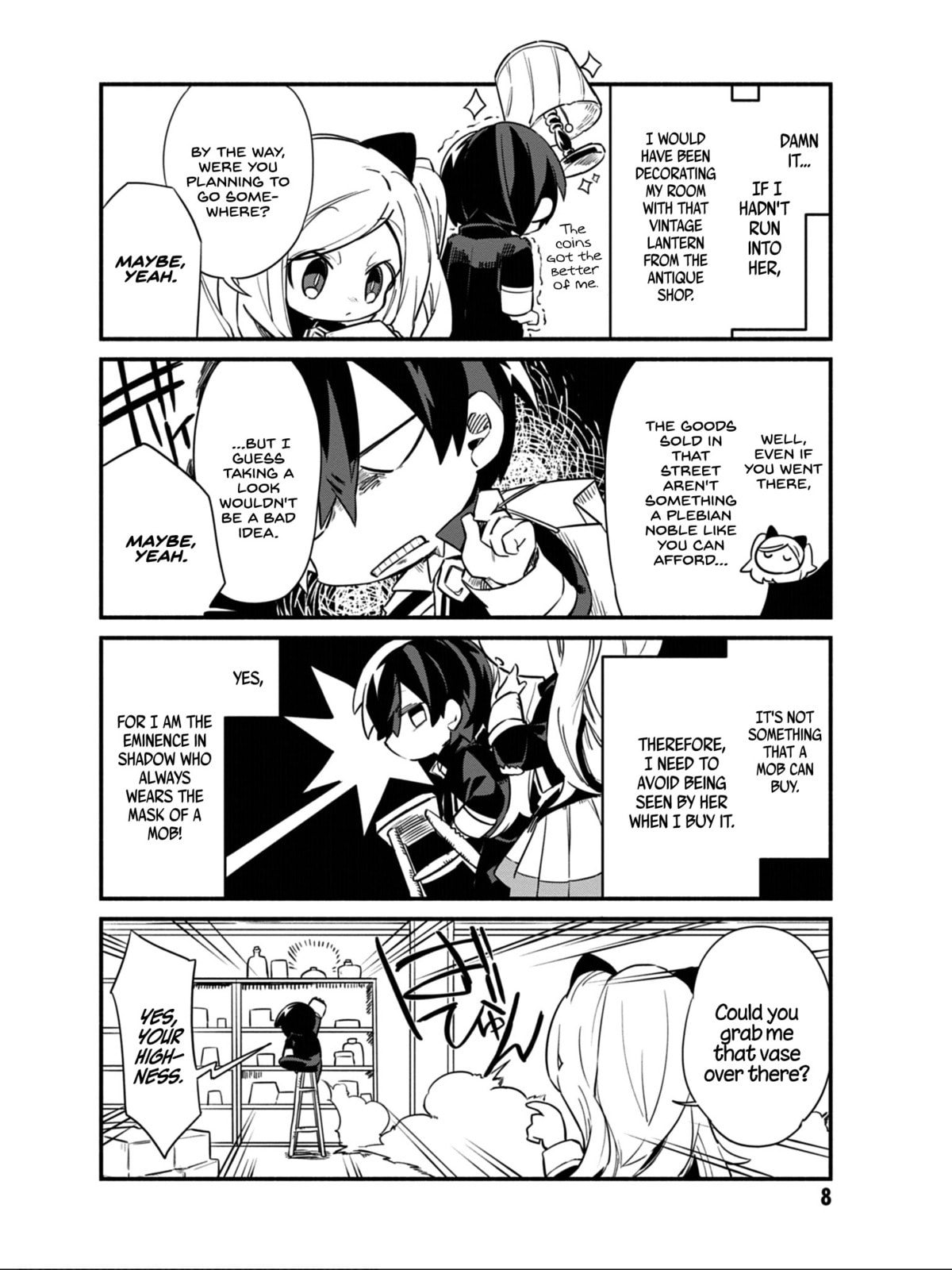 Kage no Jitsuryokusha ni Naritakute! Shadow Gaiden, chapter 9, image 7