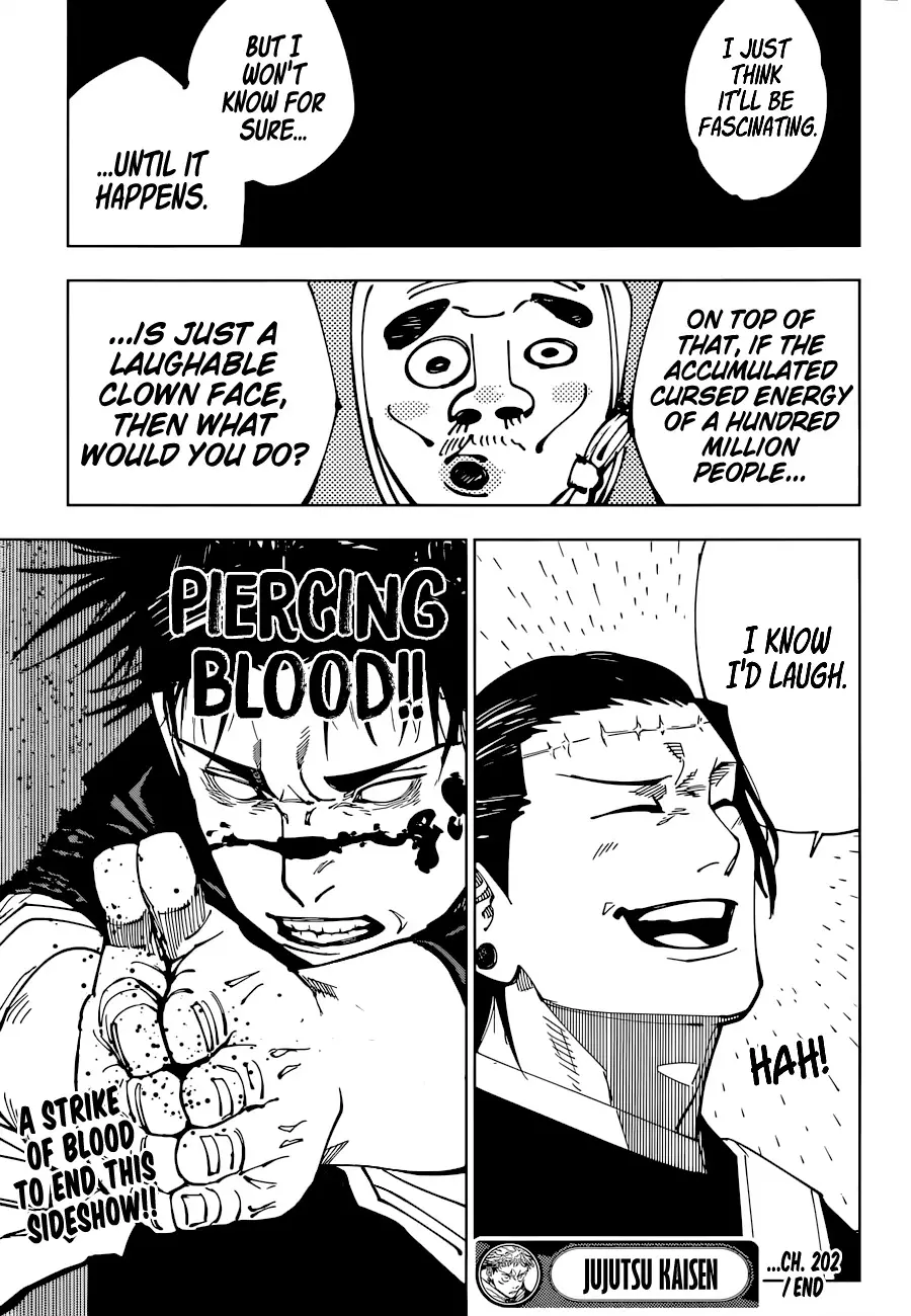 Jujutsu Kaisen, chapter 202, image 19