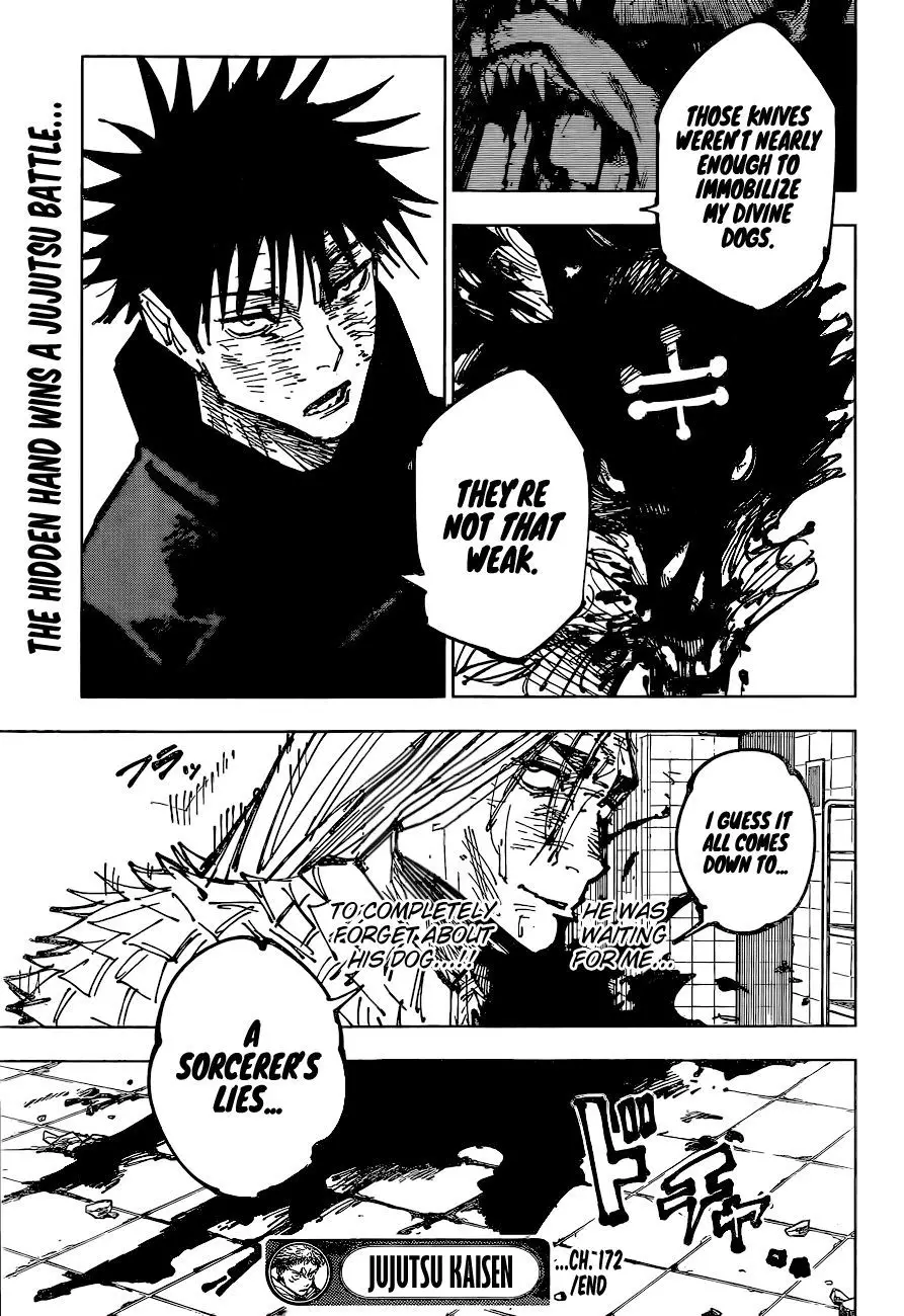 Jujutsu Kaisen, chapter 172, image 18