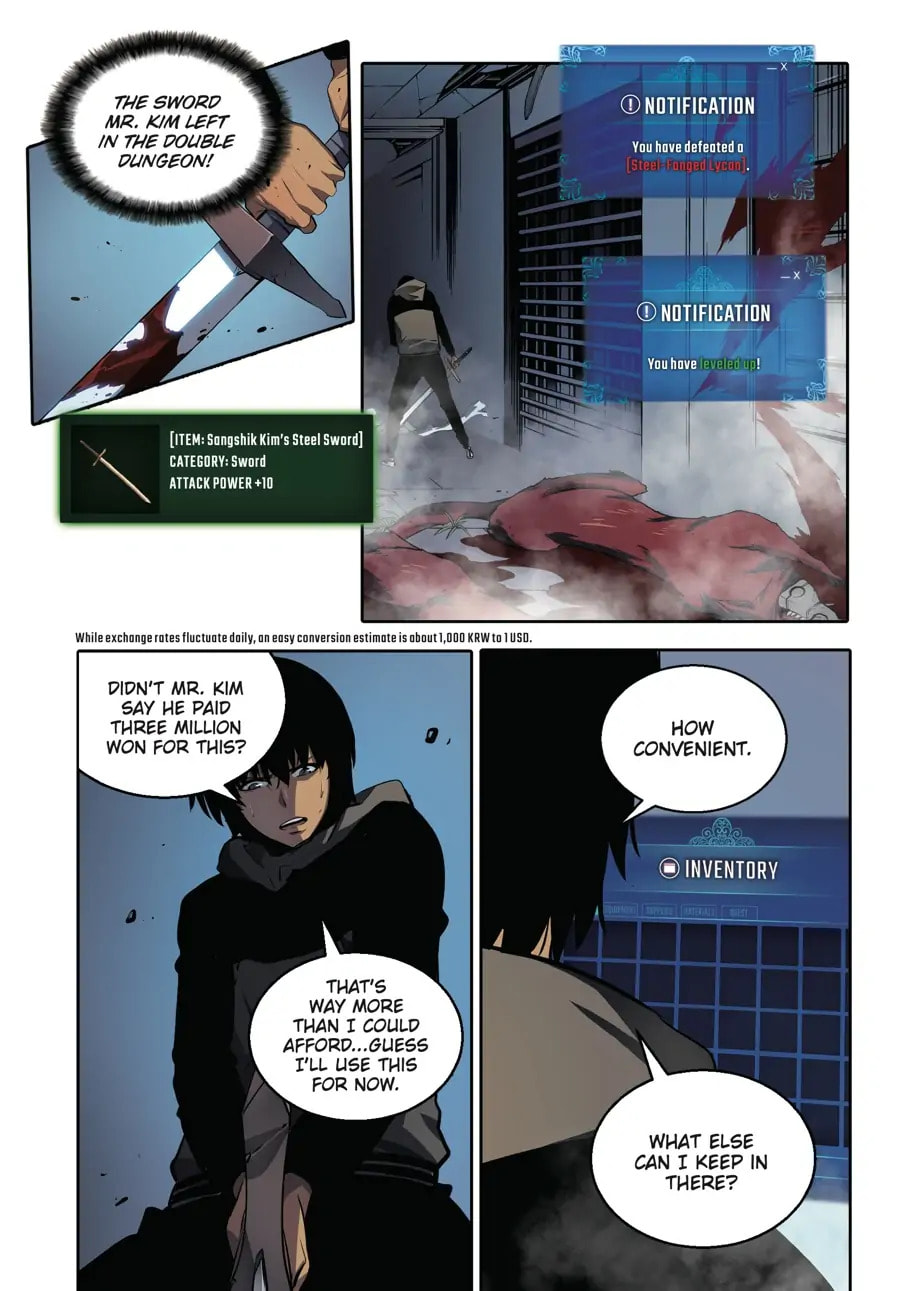 Solo Leveling, chapter 3.2, page 22