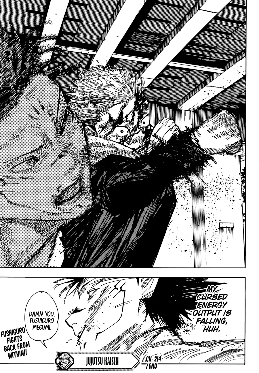 Jujutsu Kaisen, chapter 214, image 18