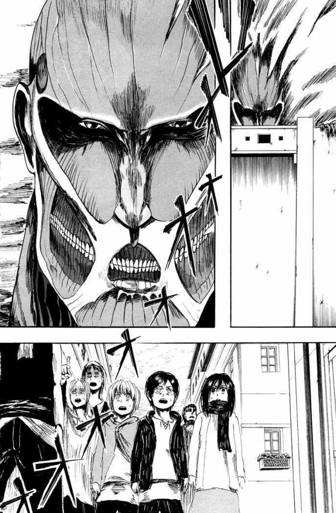 Attack on Titan, chapter 2, image 2