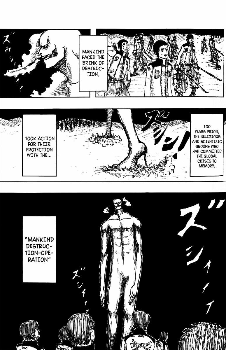 Attack on Titan, chapter 0, page 6