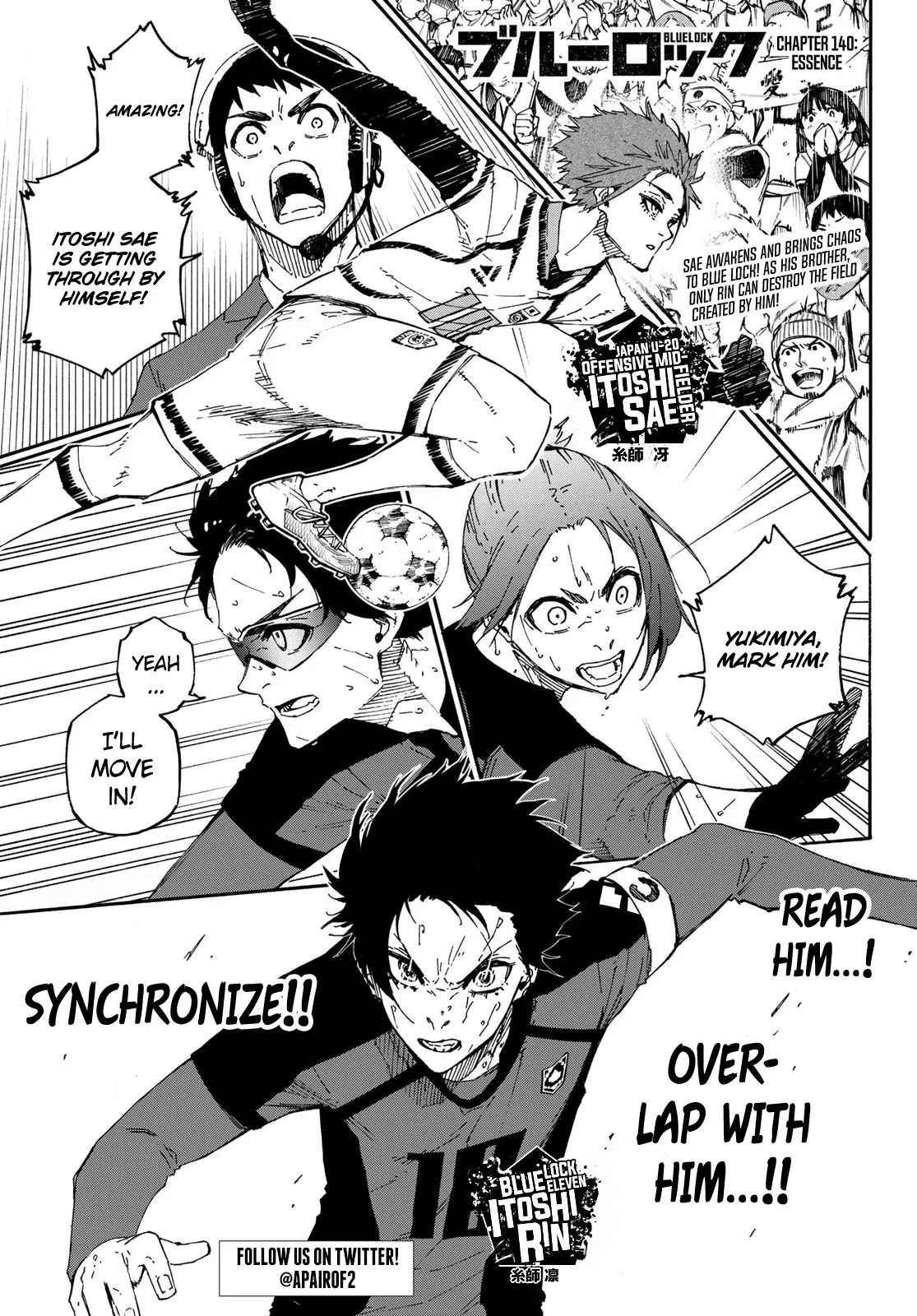 Blue Lock, chapter 140, image 2