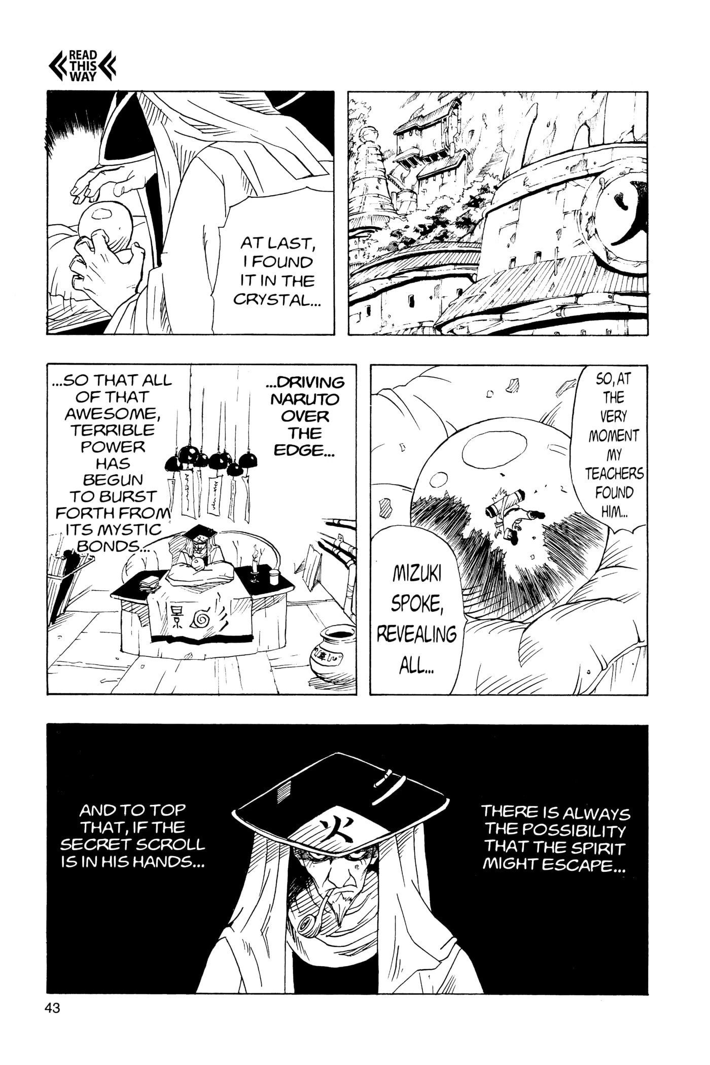 Naruto, chapter 1, page 39