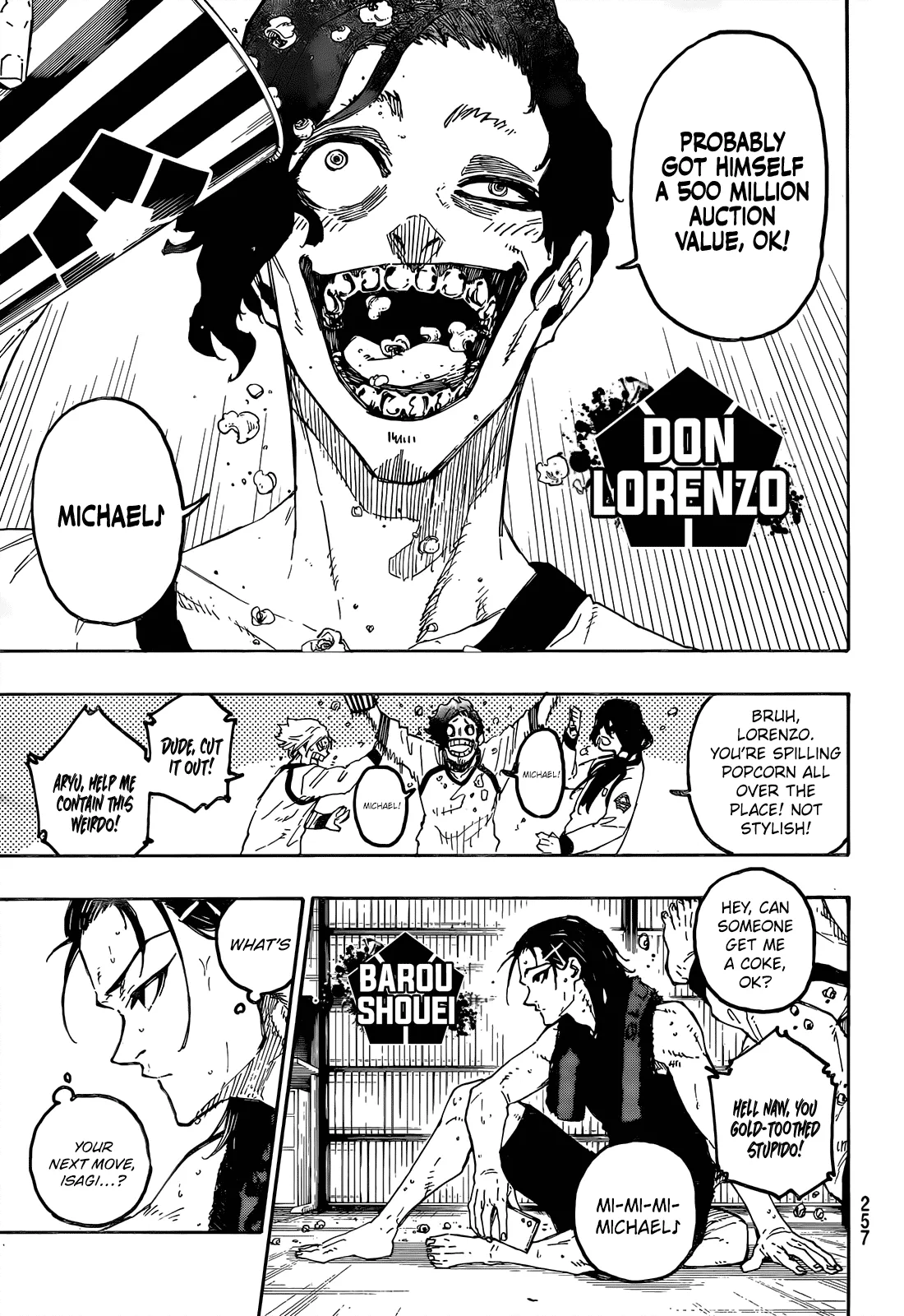 Blue Lock, chapter 268, image 2