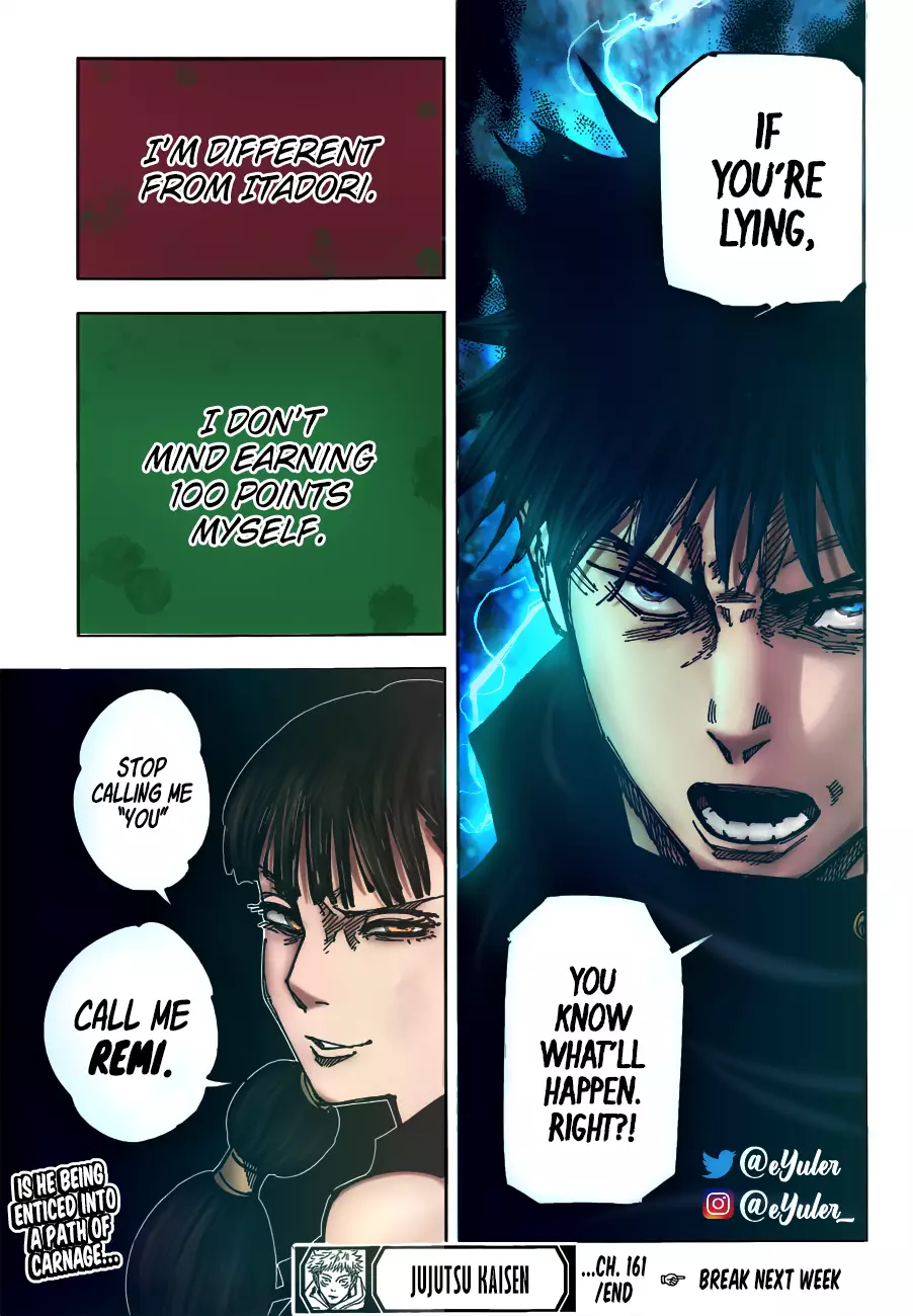 Jujutsu Kaisen, chapter 161, image 20