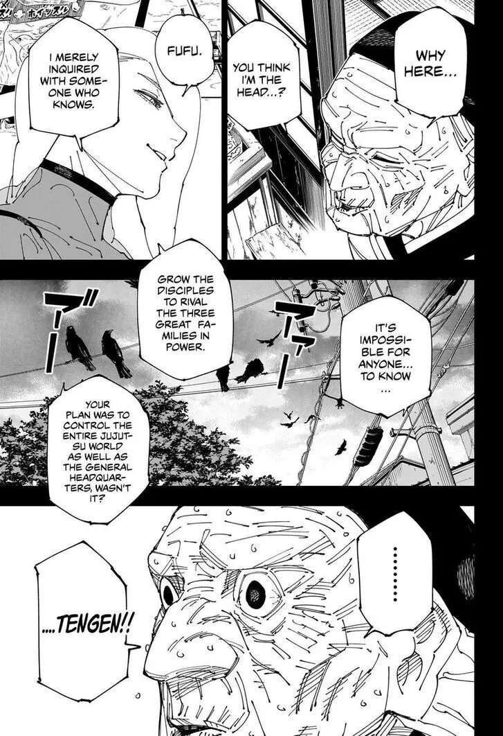 Jujutsu Kaisen, chapter 269, image 17