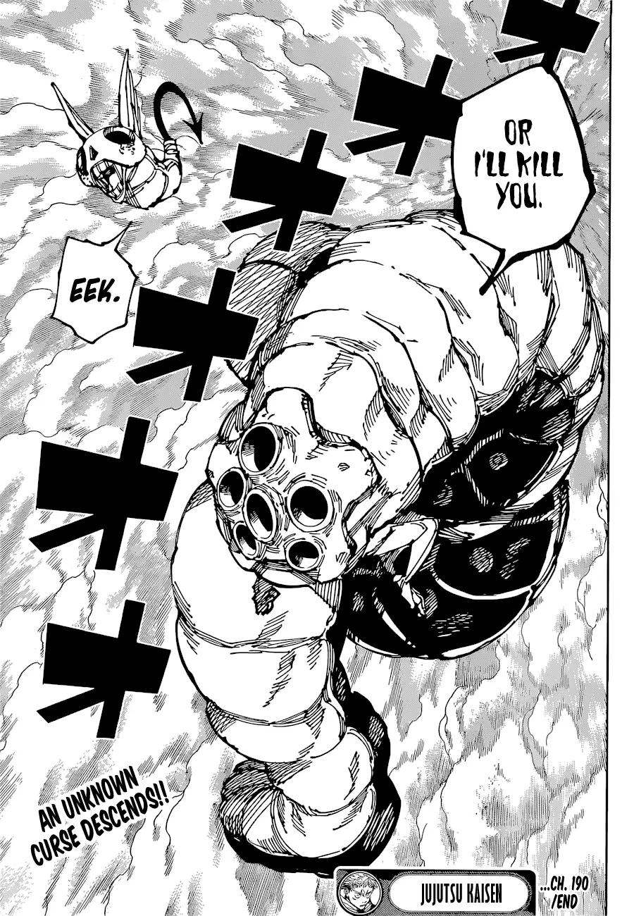 Jujutsu Kaisen, chapter 190, image 19