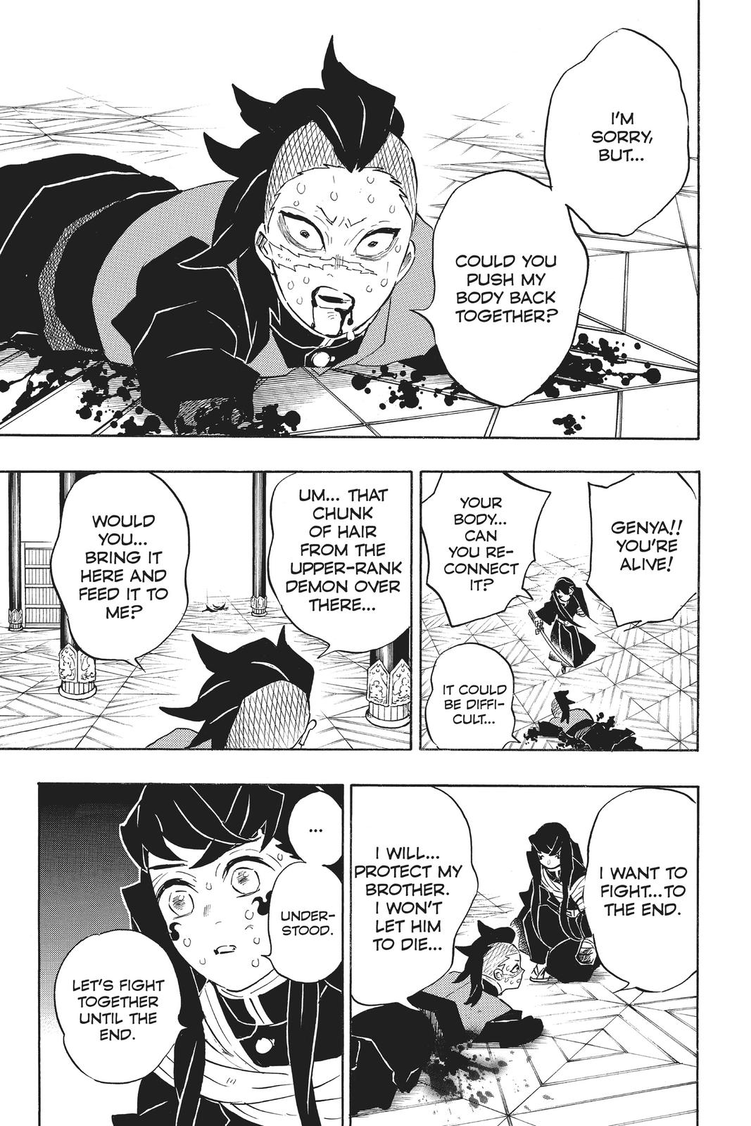 Demon Slayer: Kimetsu no Yaiba, chapter 170, image 11