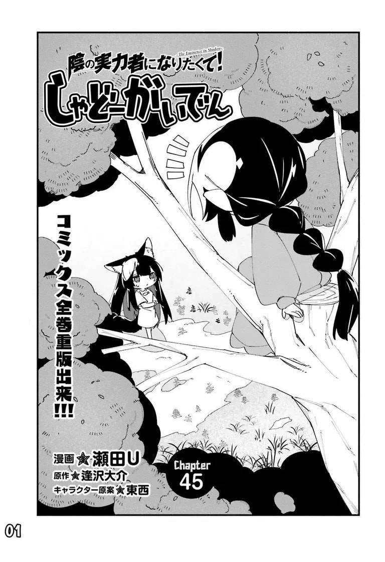 Kage no Jitsuryokusha ni Naritakute! Shadow Gaiden, chapter 45, image 3