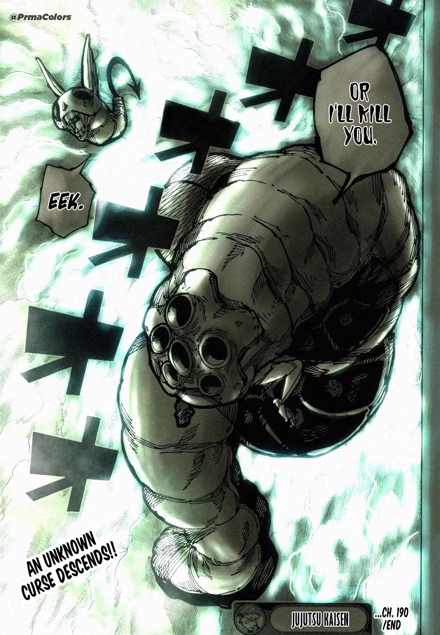 Jujutsu Kaisen, chapter 190, image 23