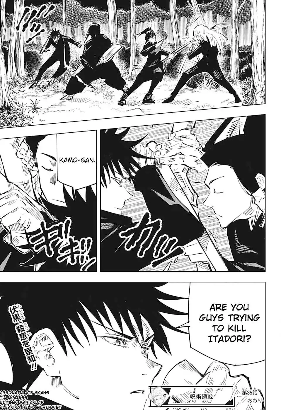 Jujutsu Kaisen, chapter 35, image 18
