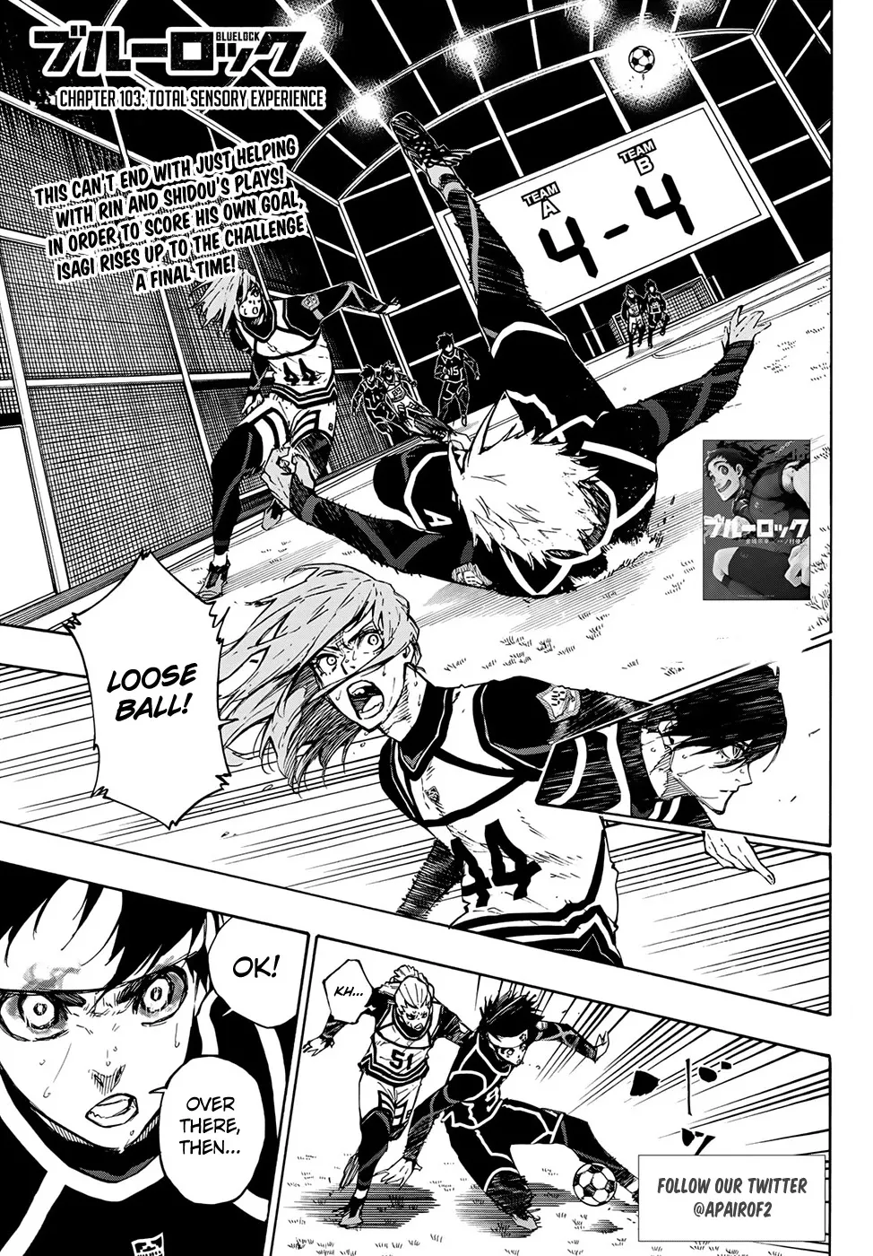 Blue Lock, chapter 103, image 2