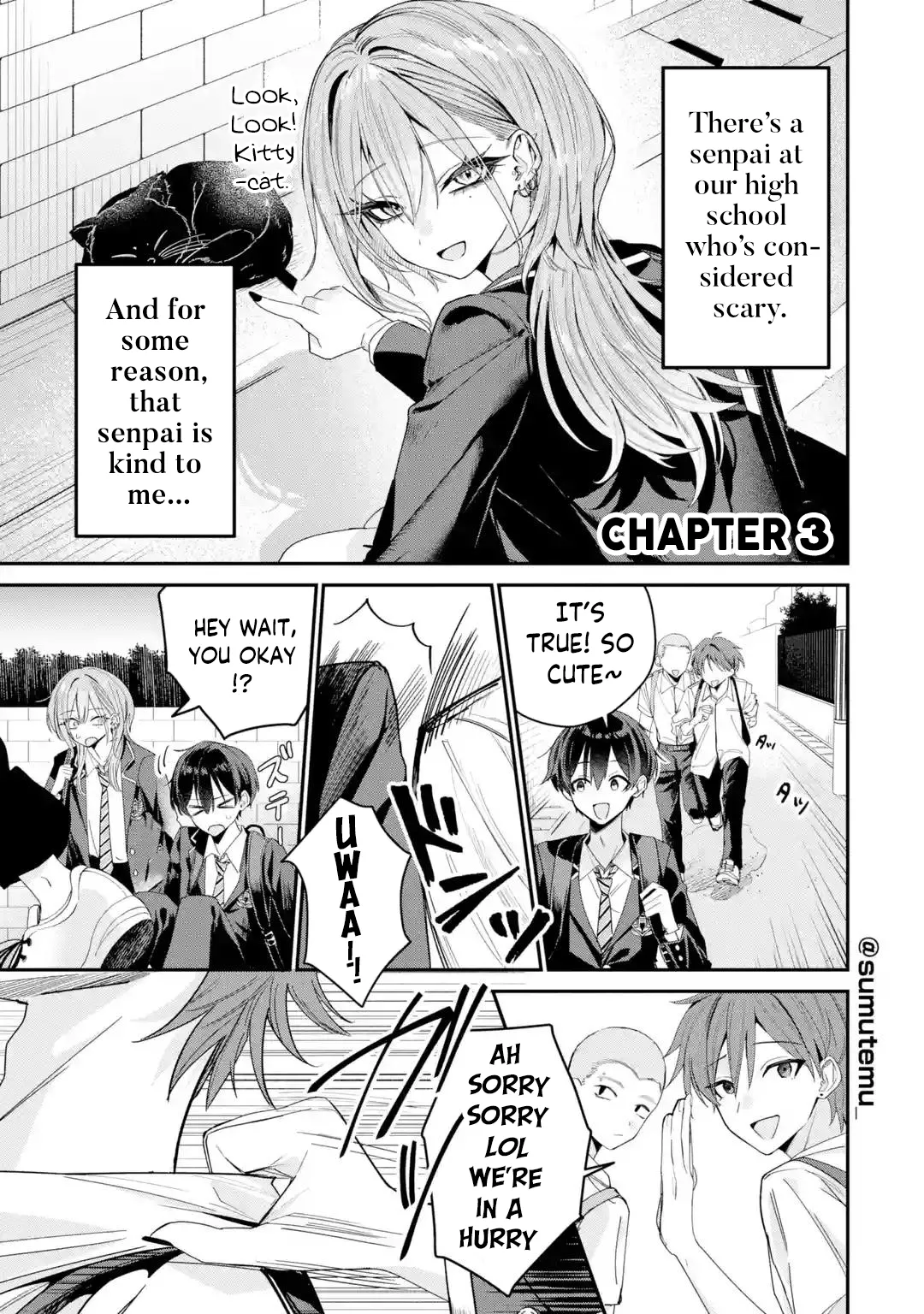 Haimiya-senpai wa Kowakute Kawaii, chapter 3, image 2