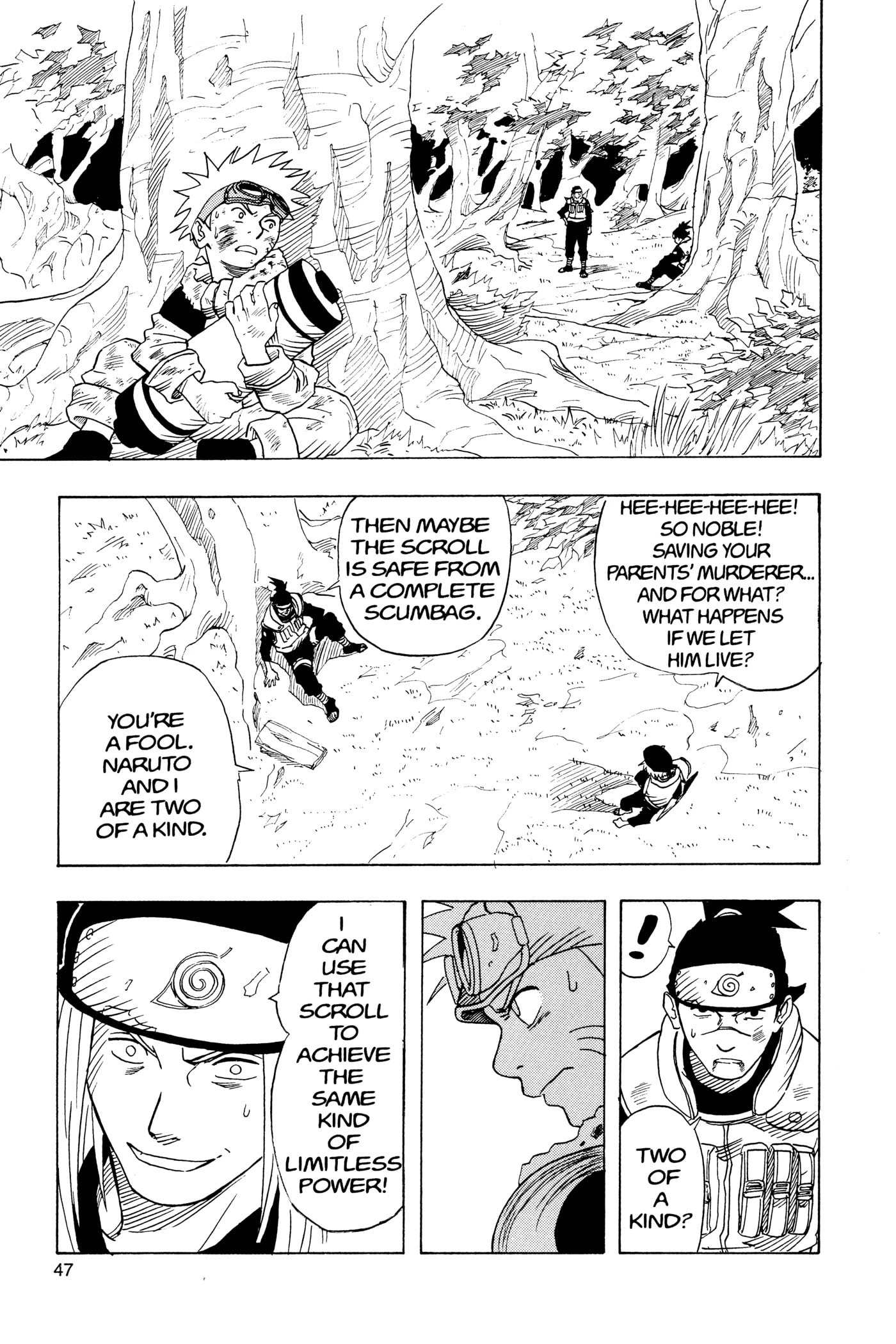 Naruto, chapter 1, page 43