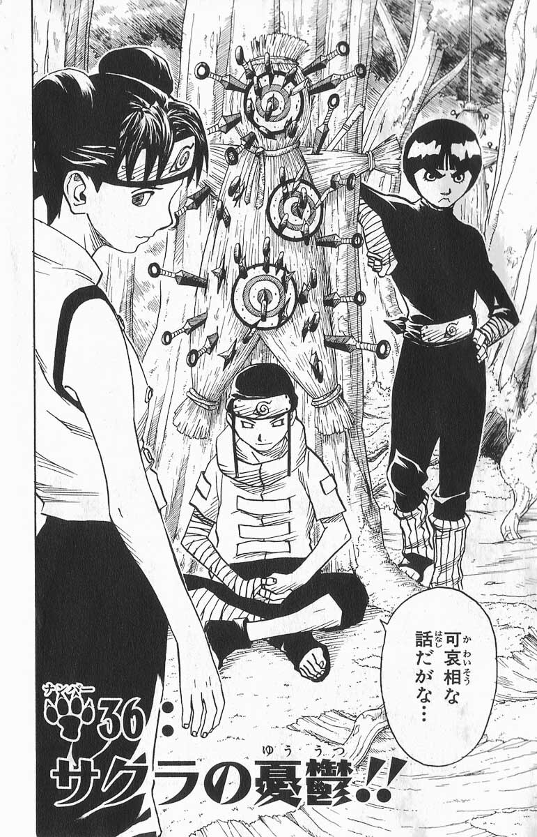 Naruto, chapter 36, image 2
