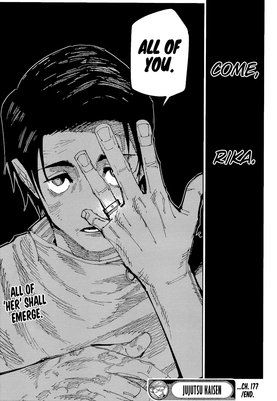 Jujutsu Kaisen, chapter 177, image 18
