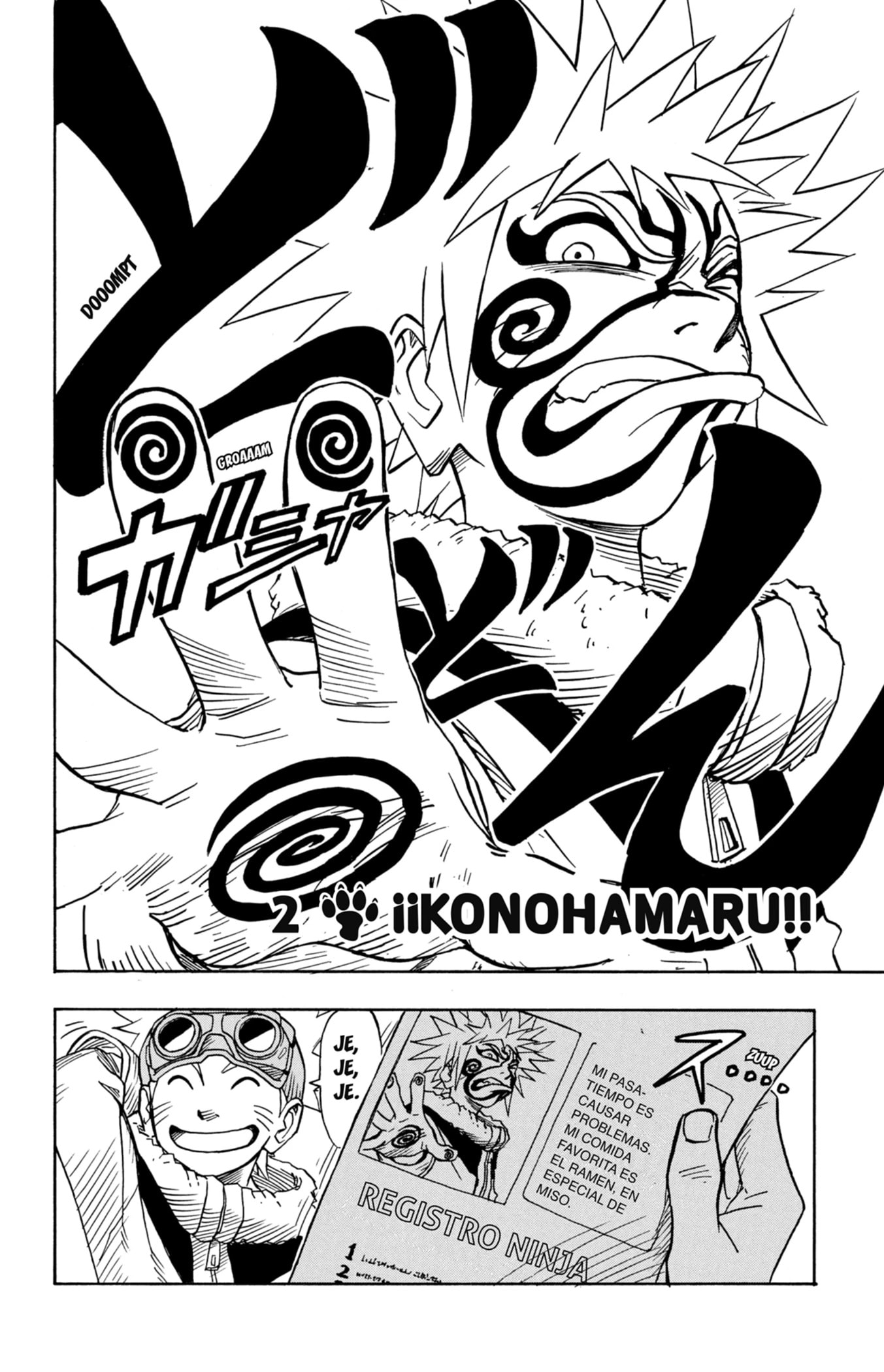 Naruto, chapter 2, page 2