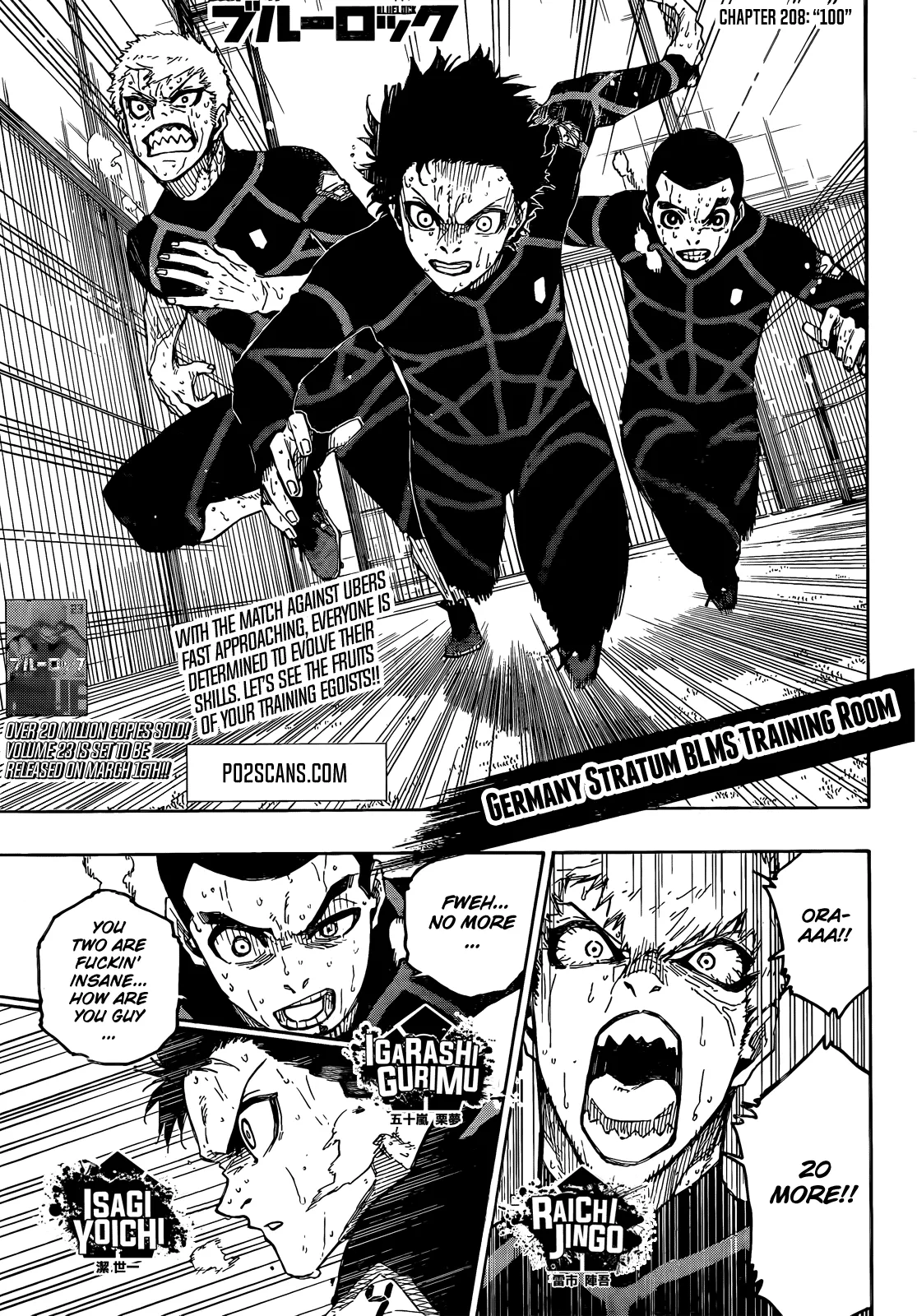 Blue Lock, chapter 208, image 2