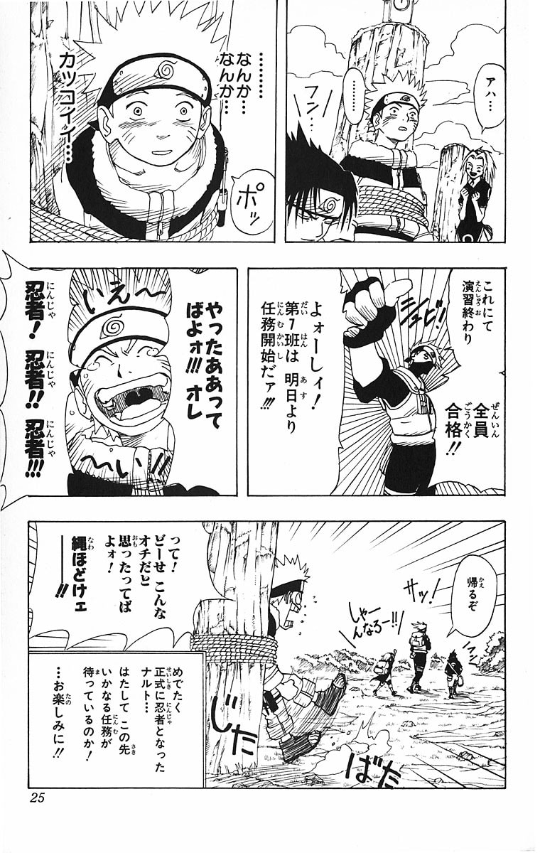 Naruto, chapter 8, page 20