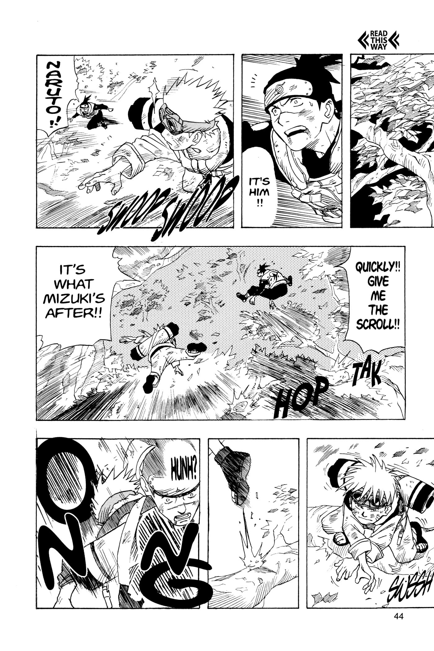 Naruto, chapter 1, page 40