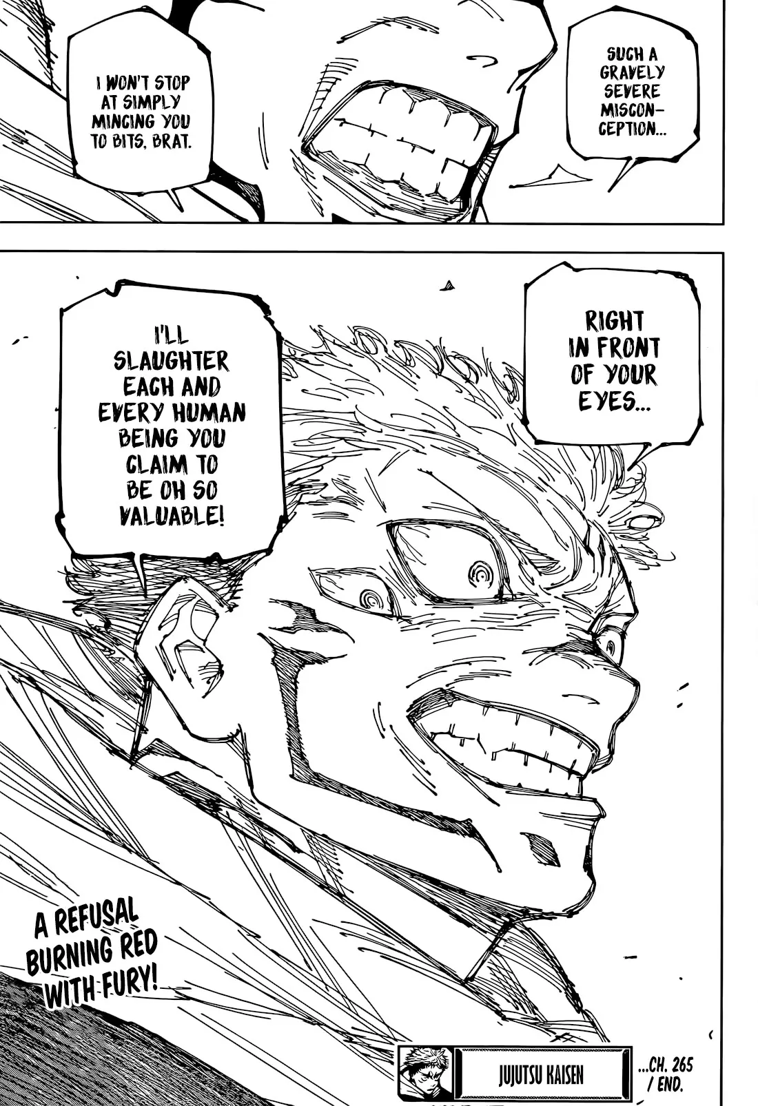 Jujutsu Kaisen, chapter 265, image 20