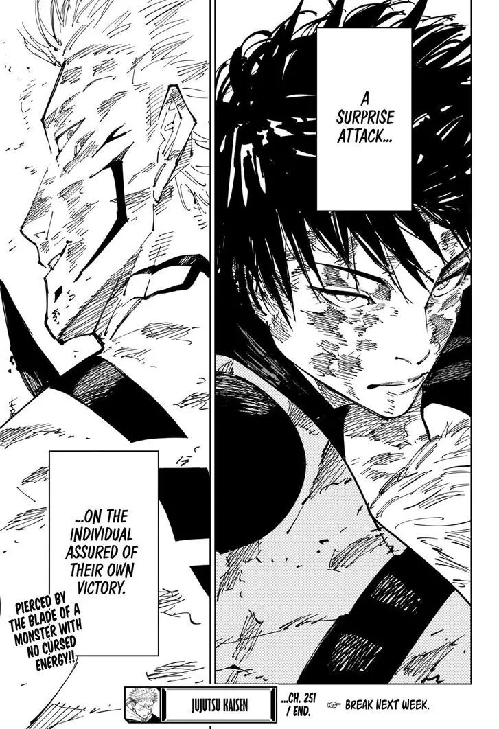 Jujutsu Kaisen, chapter 251, image 19
