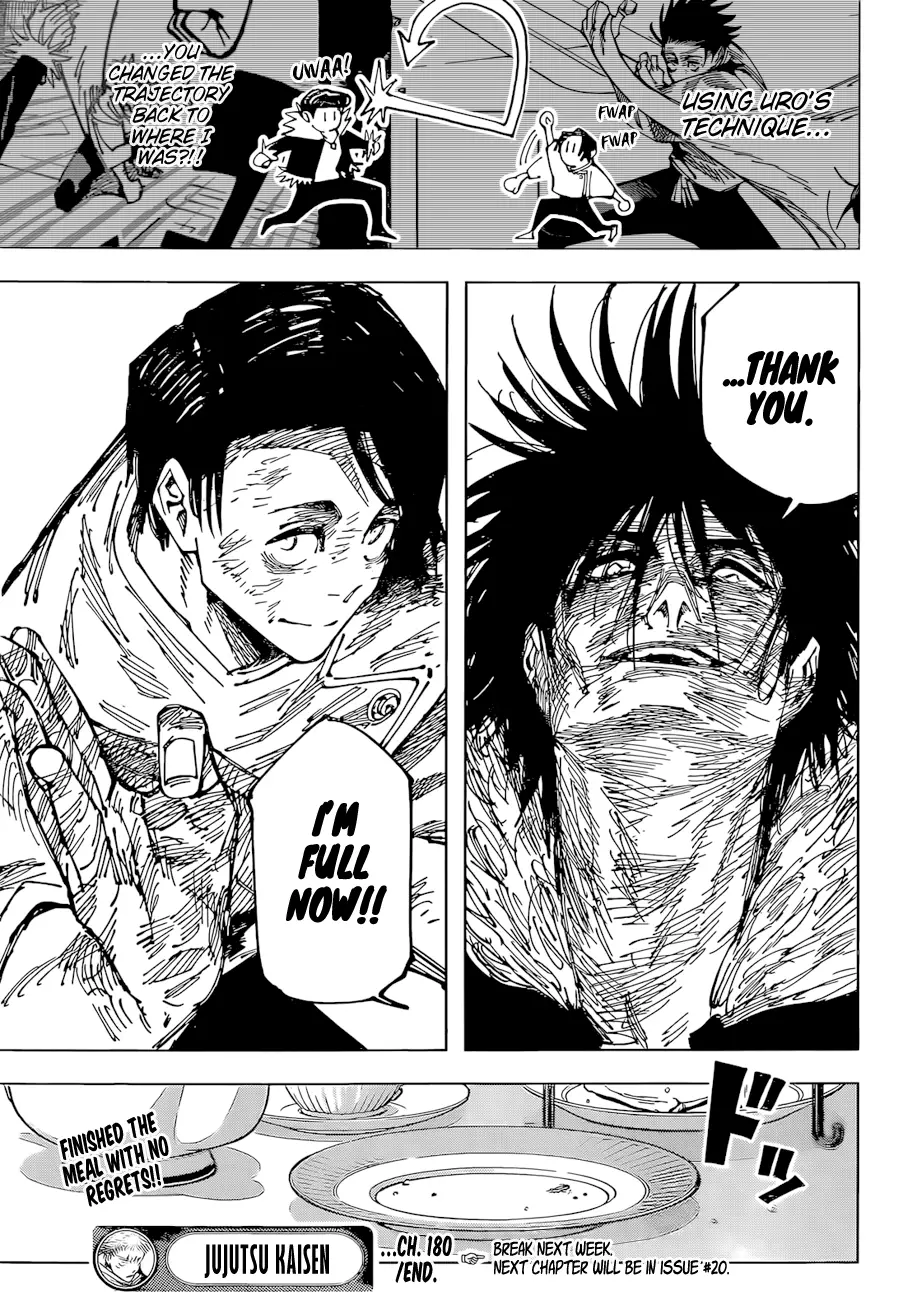 Jujutsu Kaisen, chapter 180, image 17