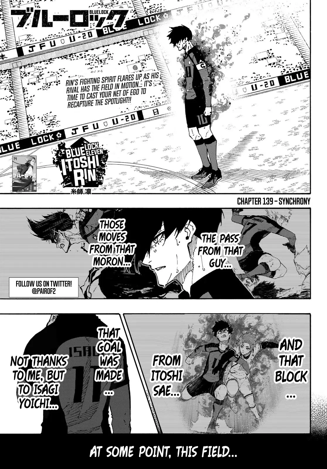 Blue Lock, chapter 139, image 2