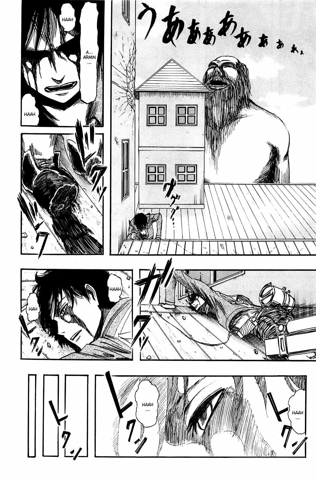 Attack on Titan, chapter 4, page 40