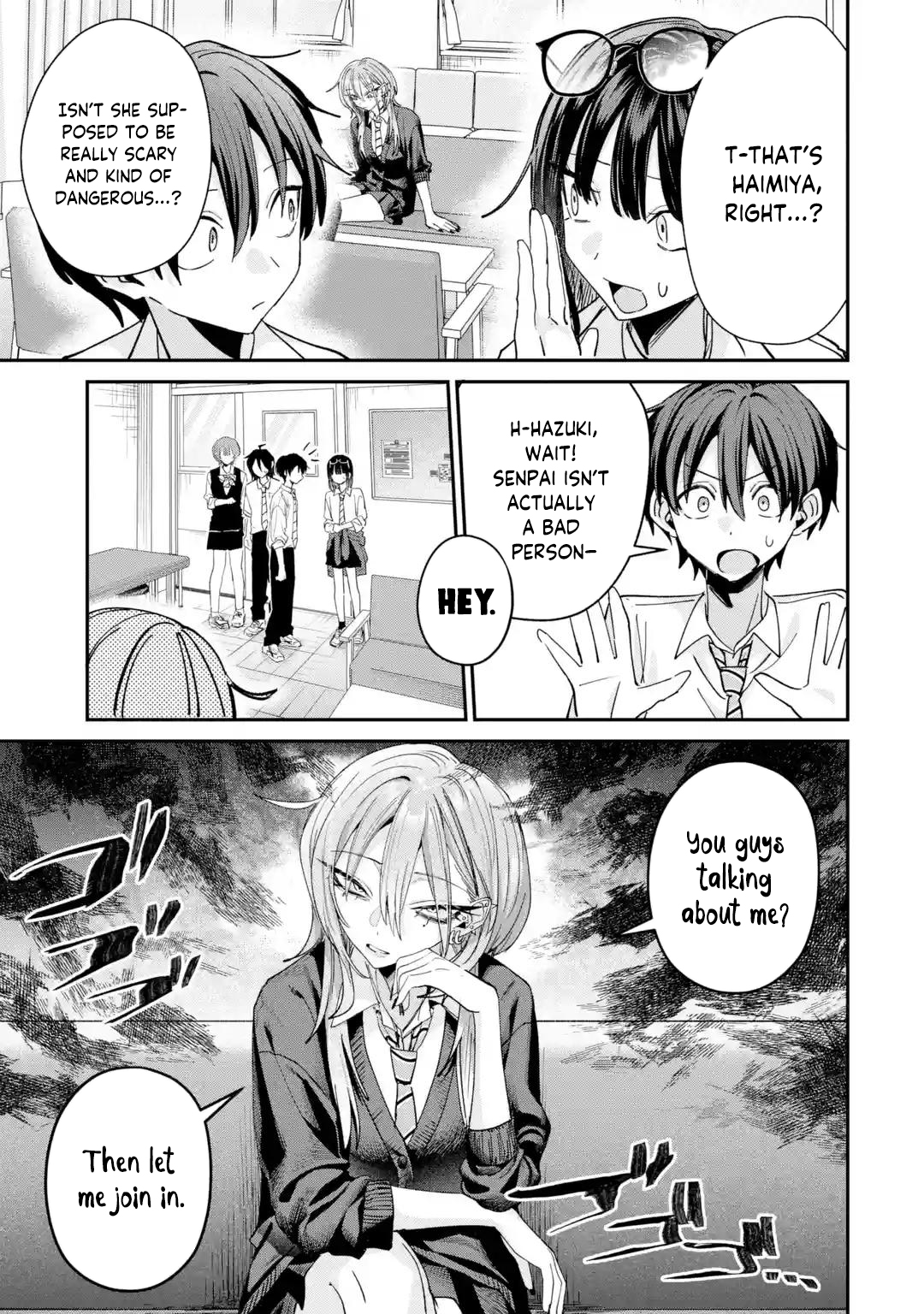 Haimiya-senpai wa Kowakute Kawaii, chapter 40, image 12