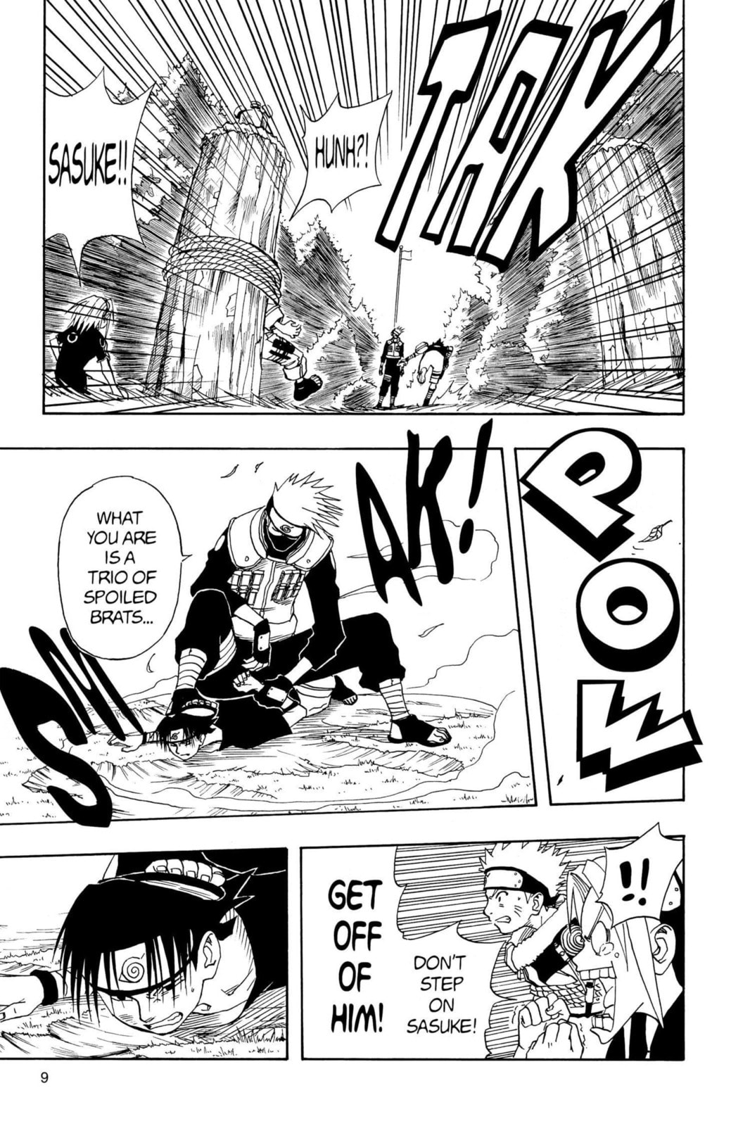Naruto, chapter 8, page 3
