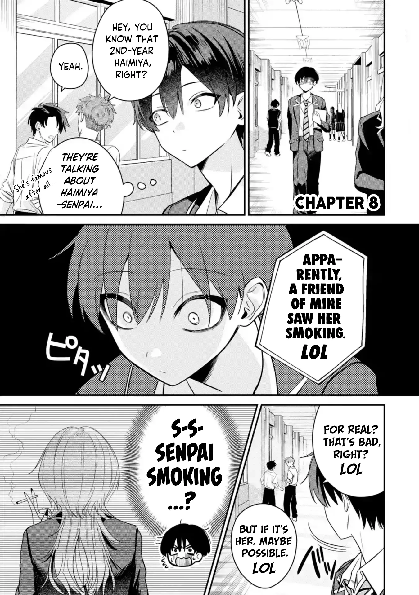 Haimiya-senpai wa Kowakute Kawaii, chapter 8, image 2