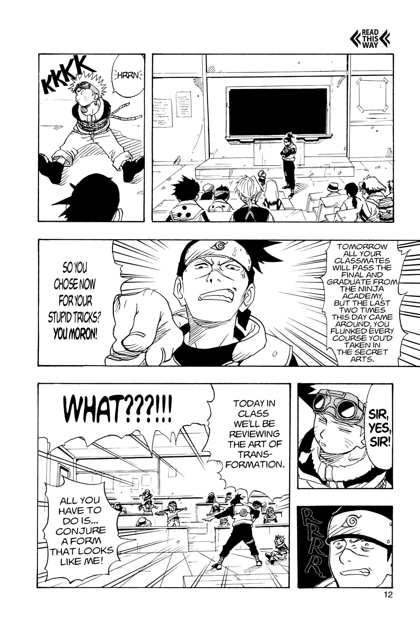 Naruto, chapter 1, page 8