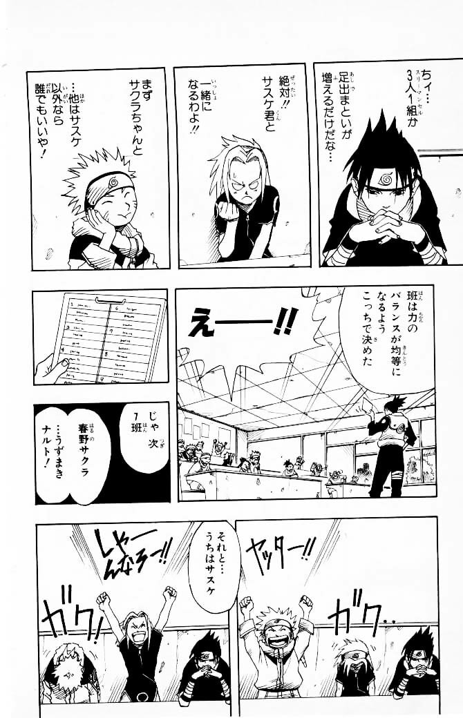 Naruto, chapter 3, page 10