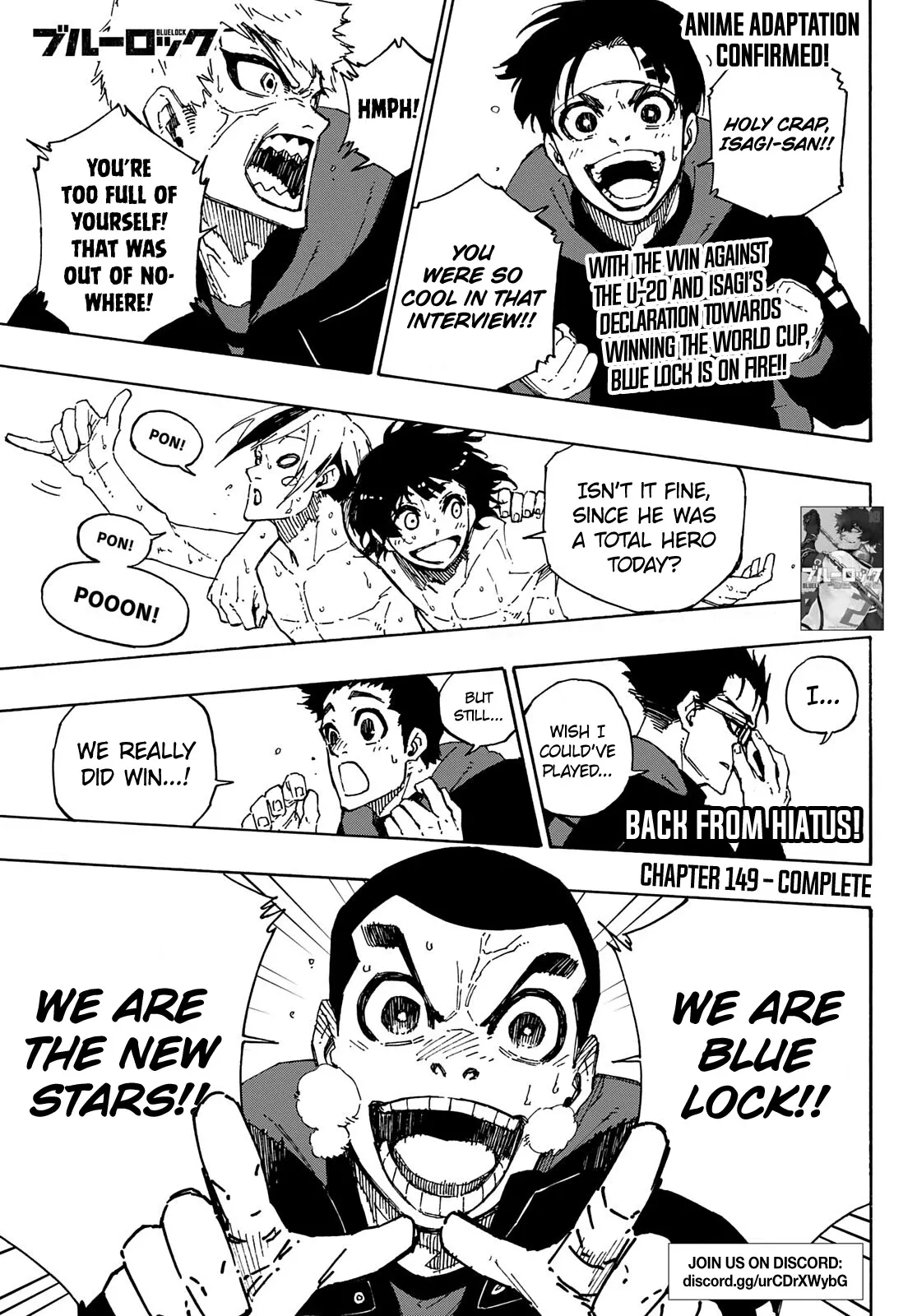 Blue Lock, chapter 149, image 2