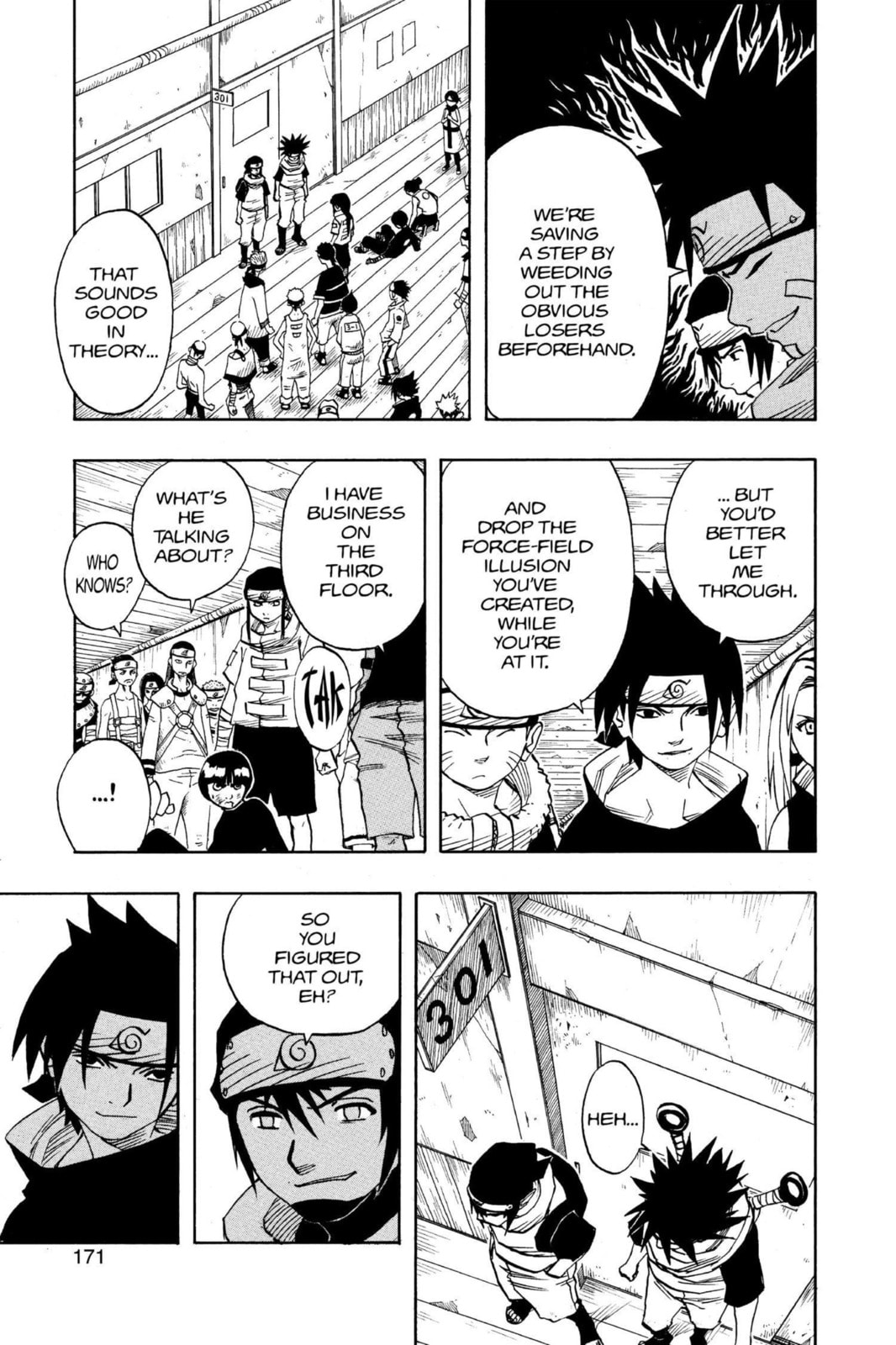 Naruto, chapter 36, page 11