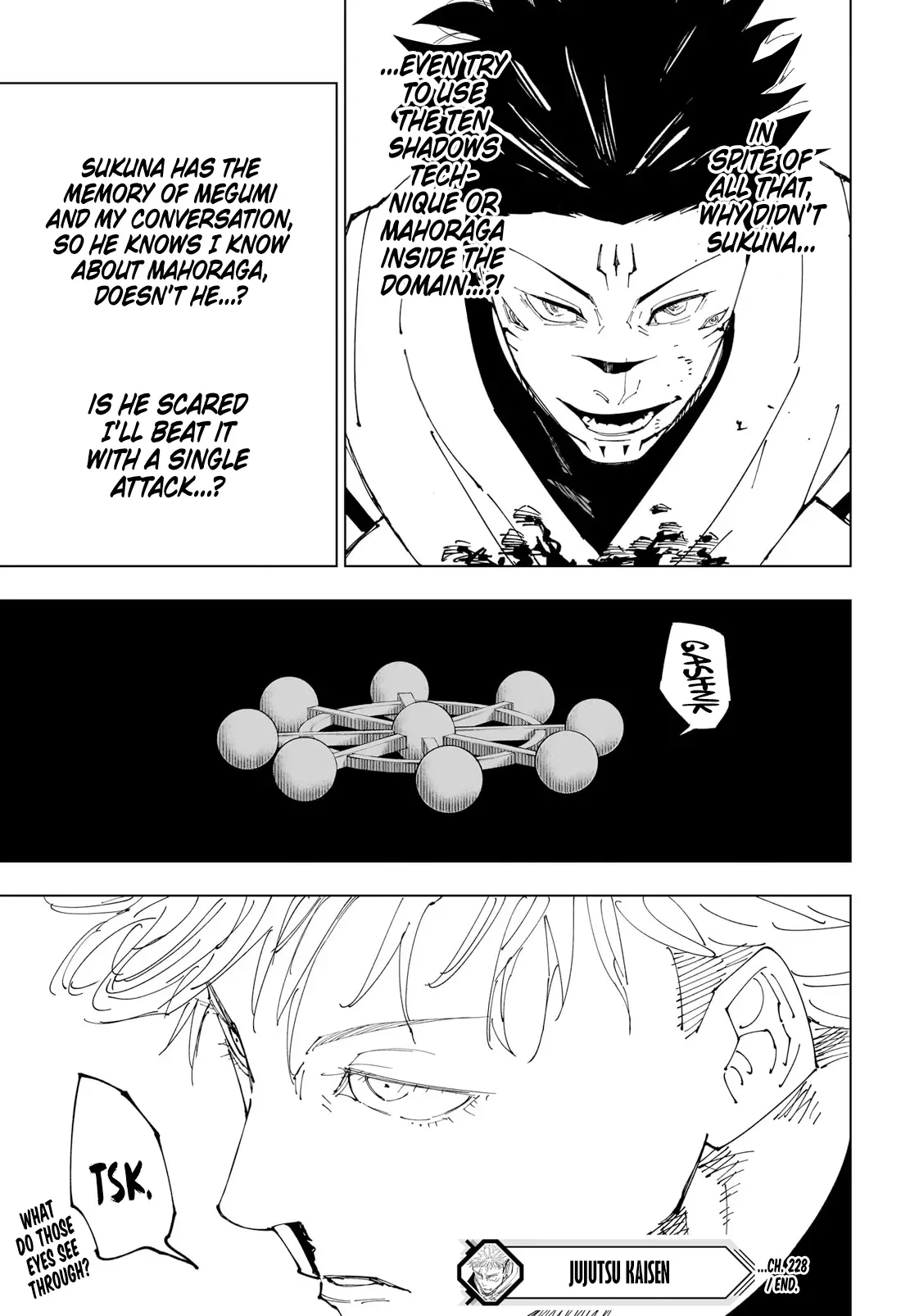 Jujutsu Kaisen, chapter 228, image 19