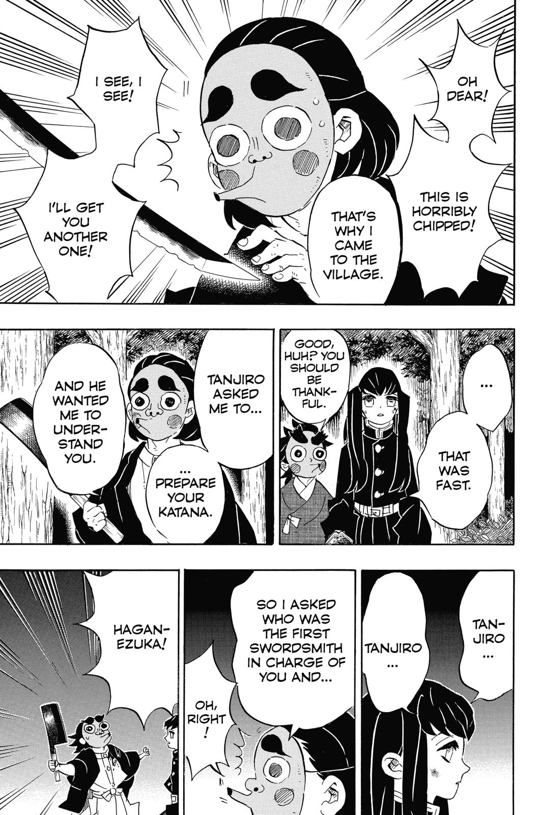 Demon Slayer: Kimetsu no Yaiba, chapter 110, image 17