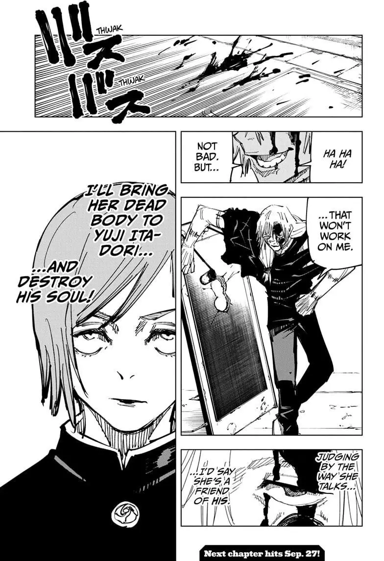 Jujutsu Kaisen, chapter 122, image 19
