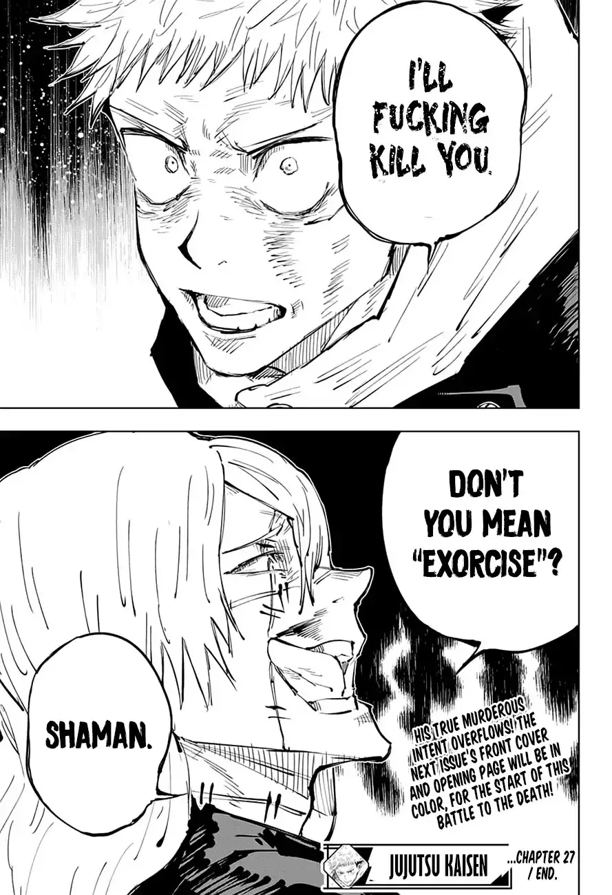 Jujutsu Kaisen, chapter 27, image 19