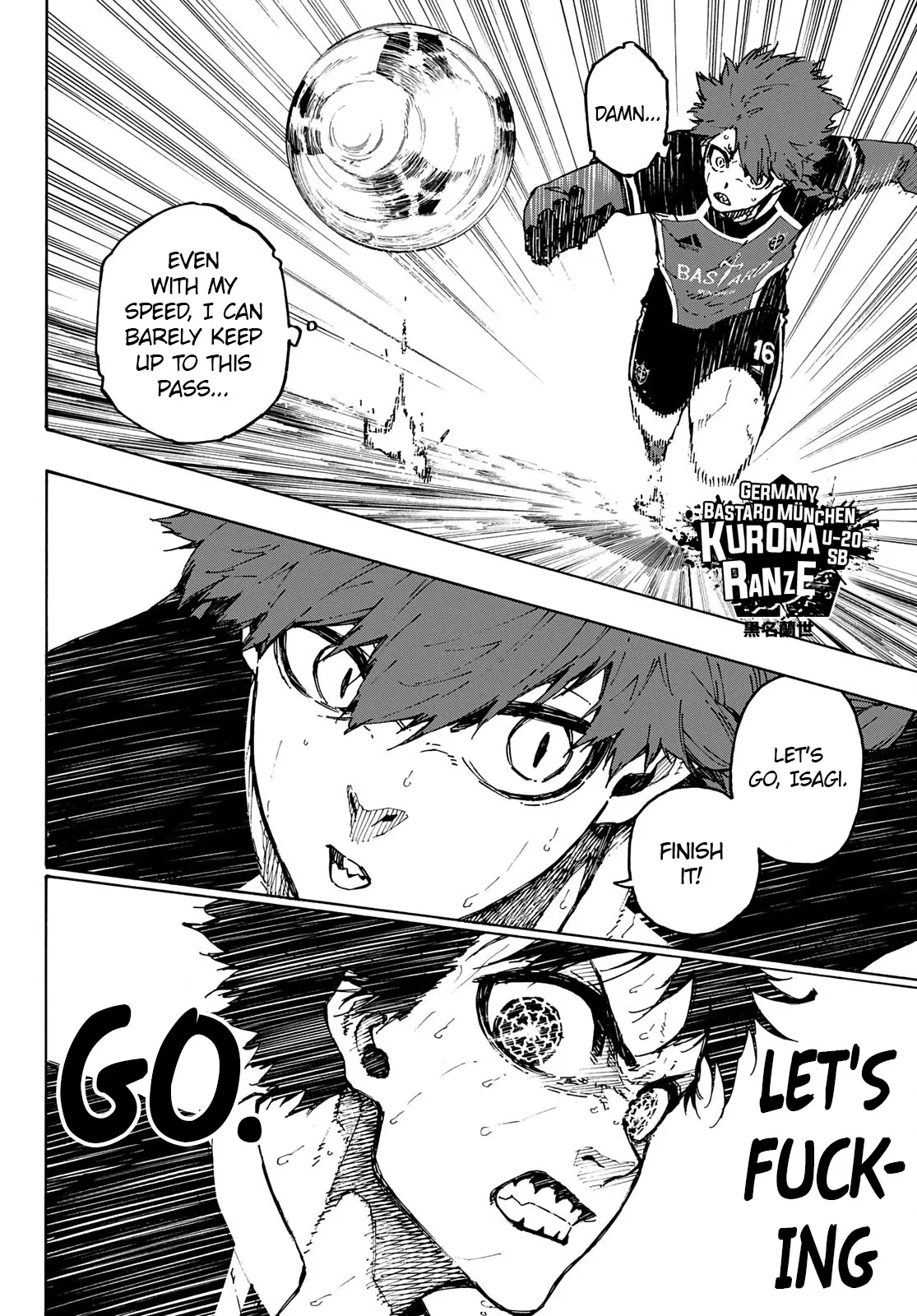 Blue Lock, chapter 185, image 3
