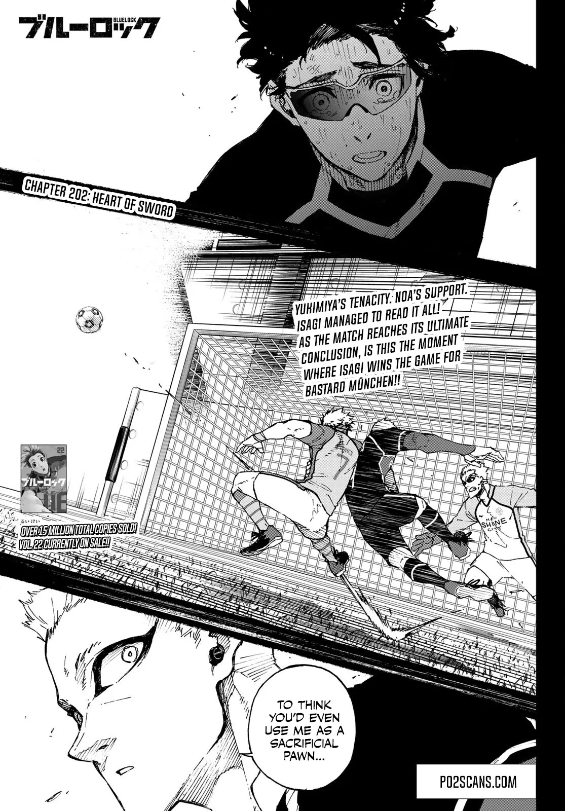 Blue Lock, chapter 202, image 2