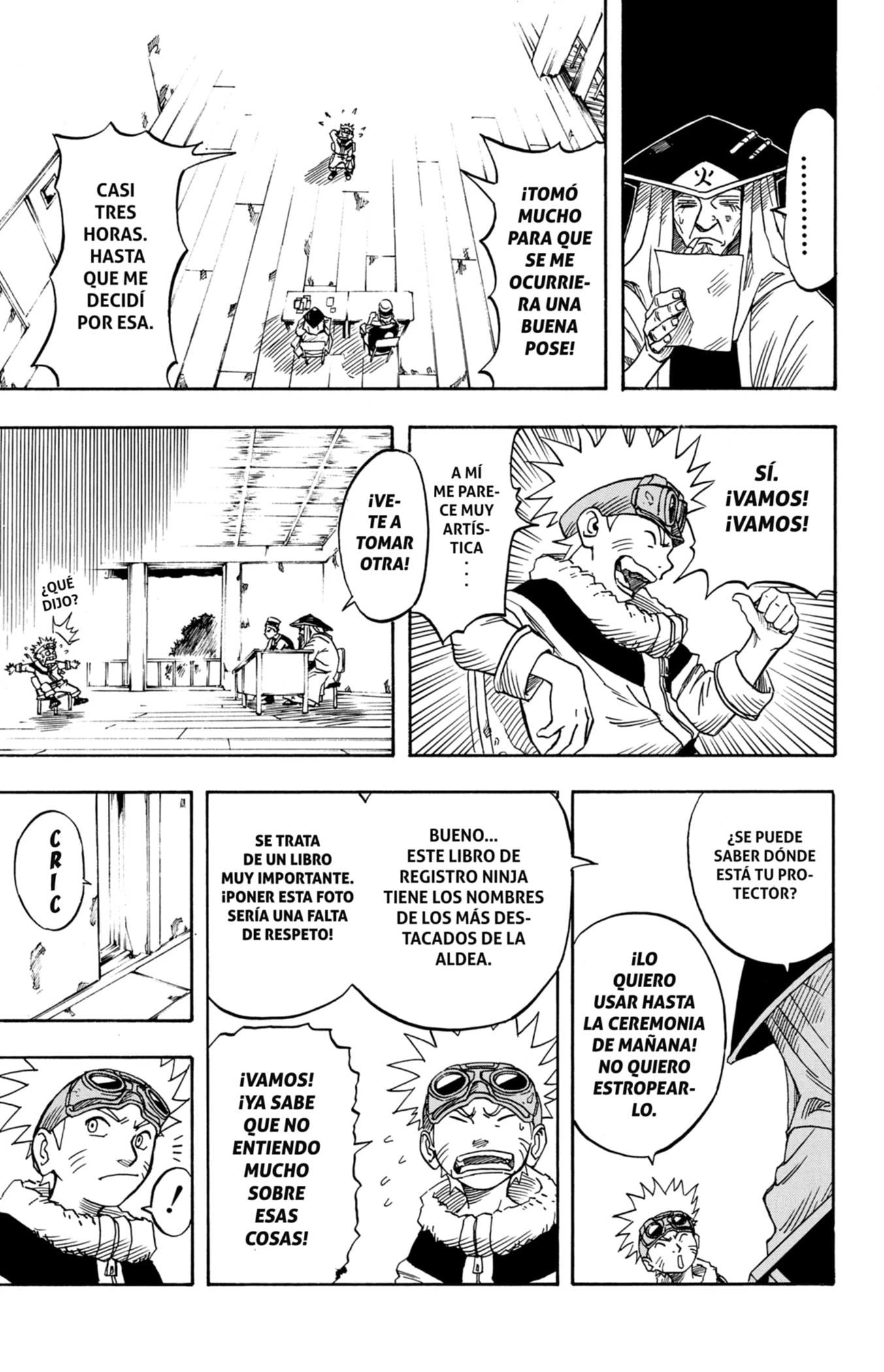 Naruto, chapter 2, page 3