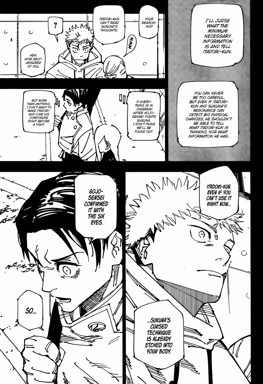 Jujutsu Kaisen, chapter 267, image 8