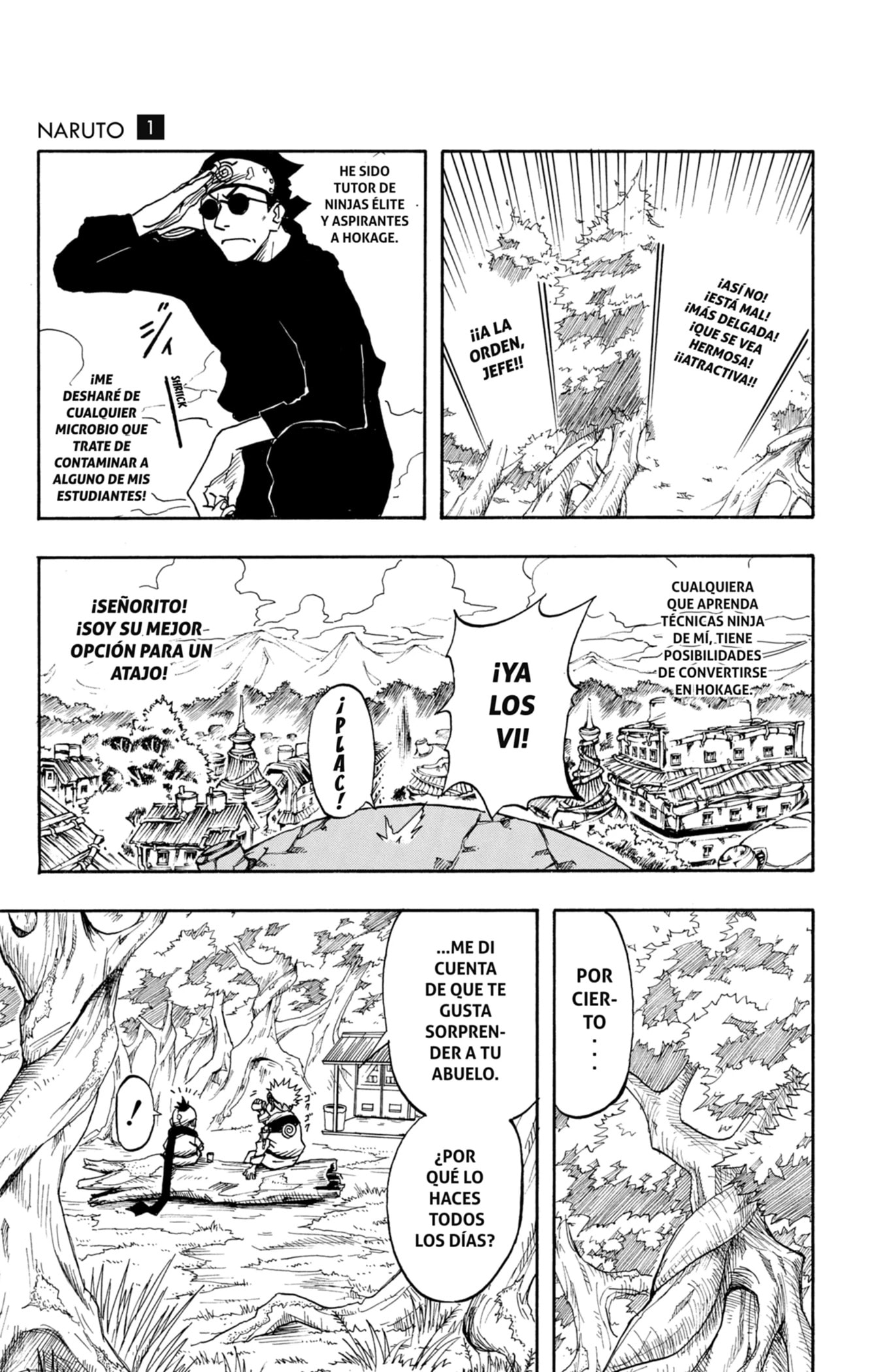 Naruto, chapter 2, page 9